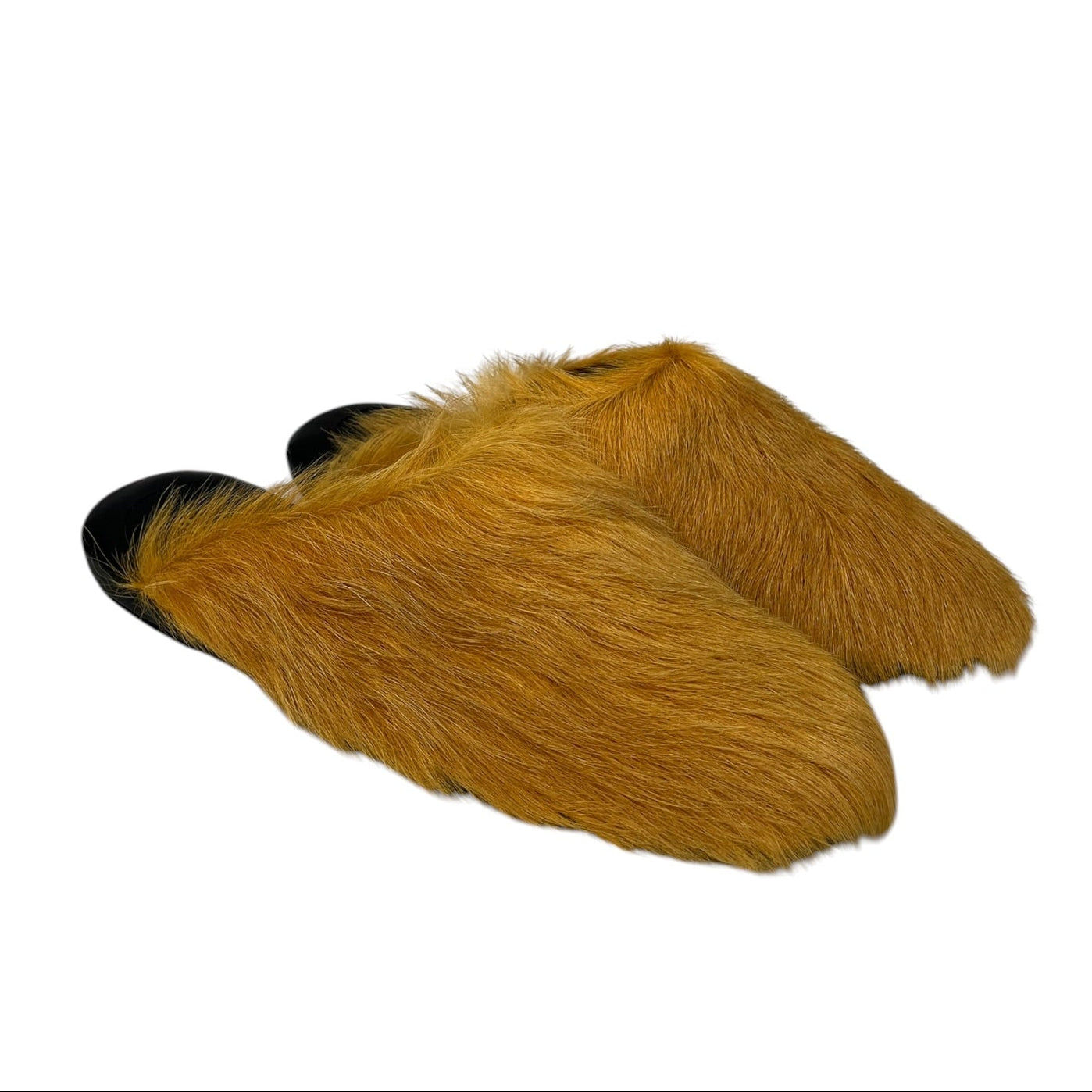 MARNI/Shoes/EU 42/Fur/ORN/FLAT MULES PONY FUR OPENBACK view 1