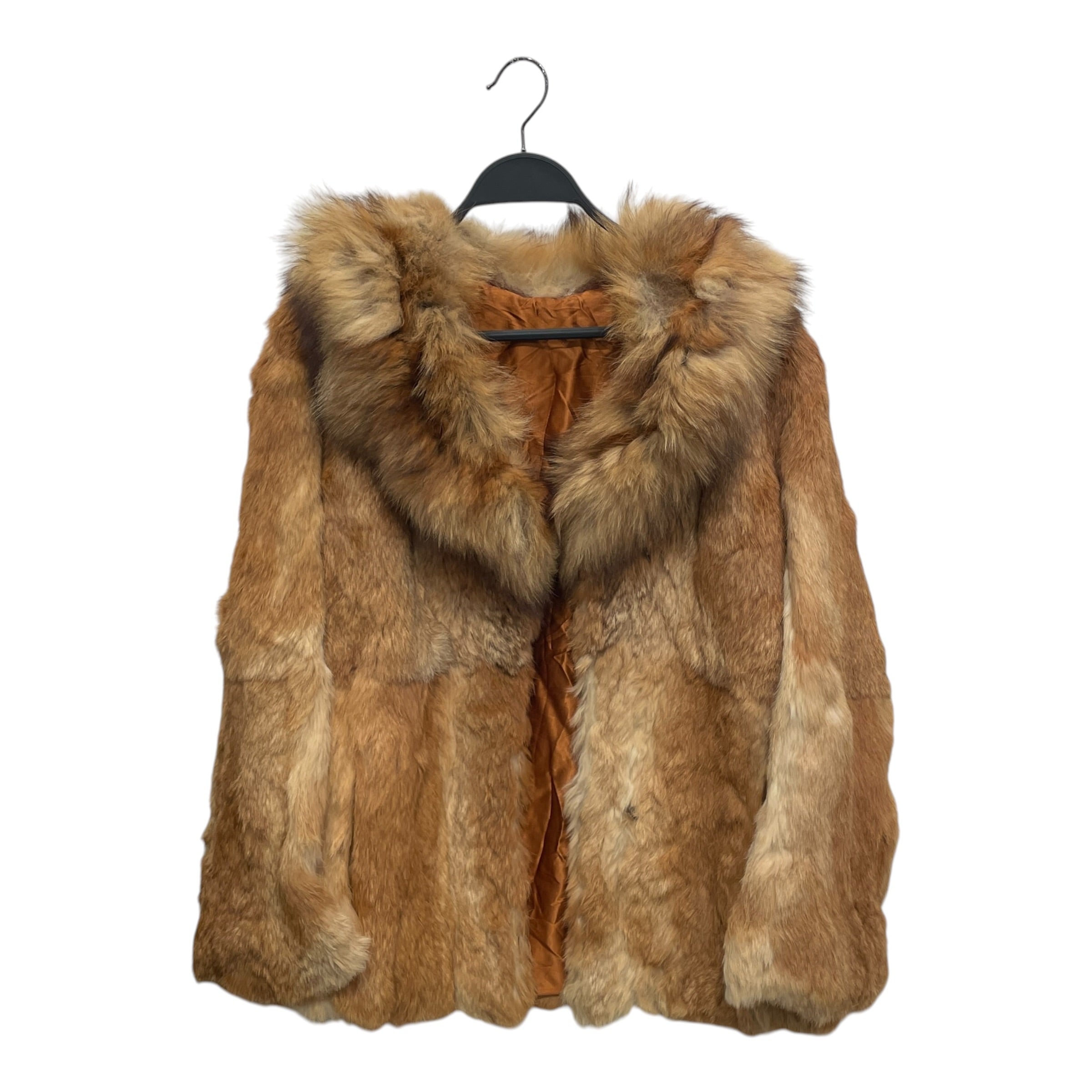 Vintage/Coat/FREE/Fur/BEG/VINTAGE BEG RABBIT FUR COAT
