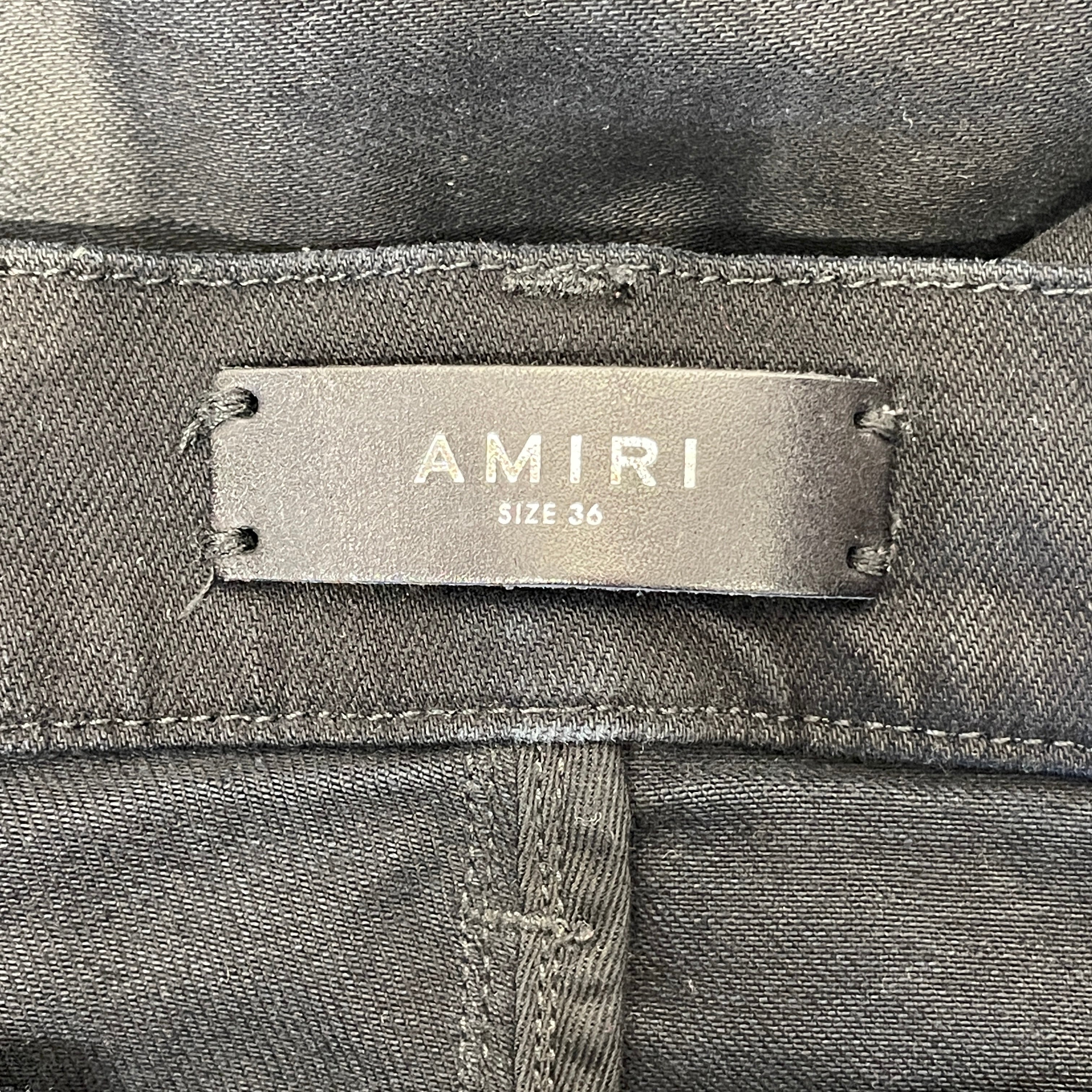 AMIRI/Skinny Pants/36/Denim/BLK/Distressed/ view 4