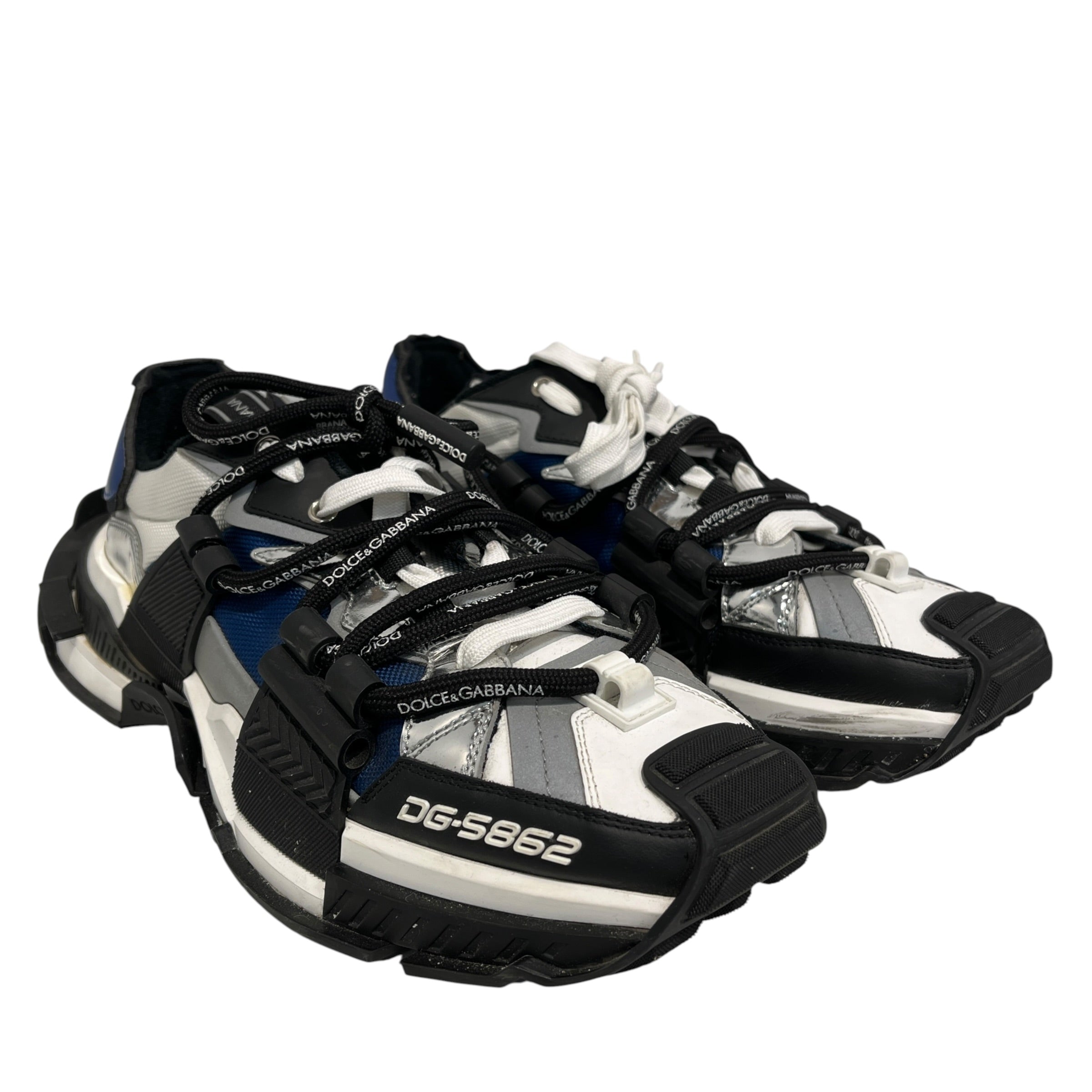 DOLCE&GABBANA/Low-Sneakers/EU 46/Polyester/NVY/Space Sneakers view 1