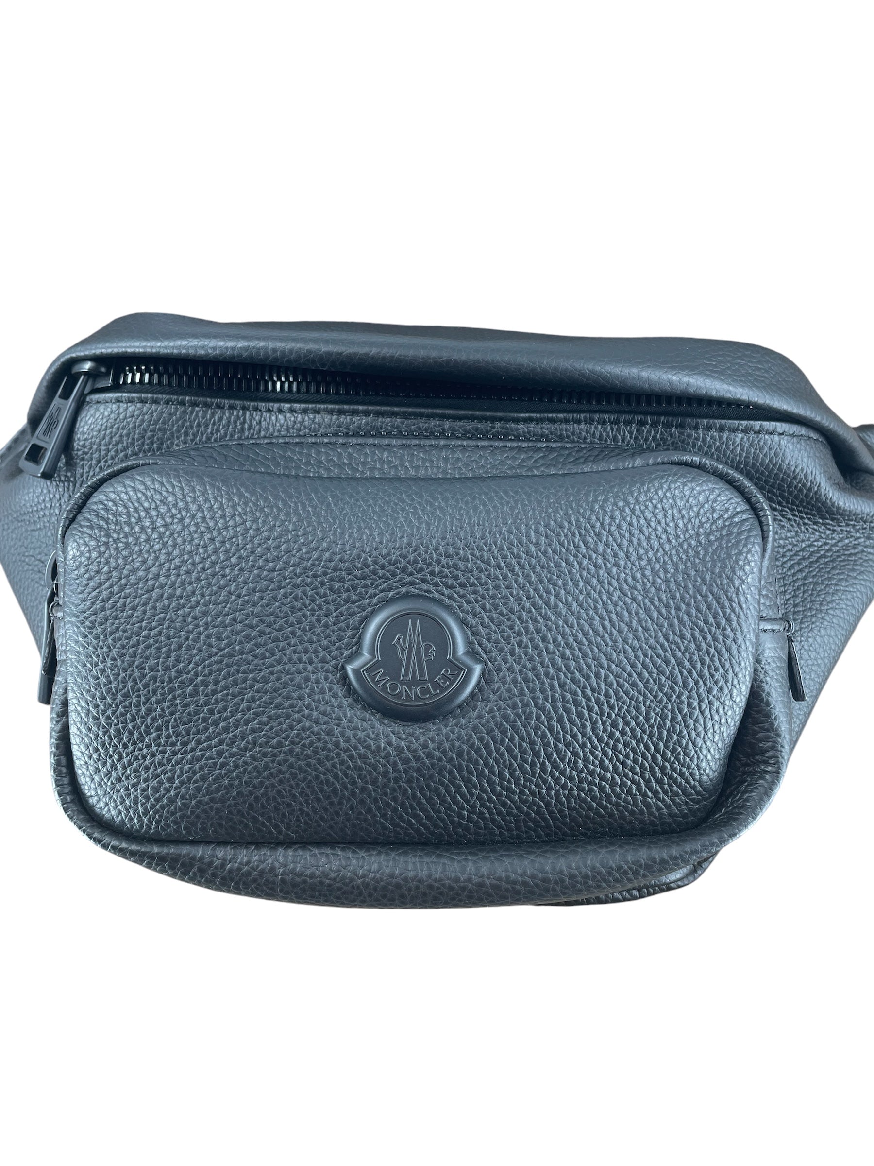 MONCLER/Fanny Pack/Leather/BLK/DURANCE LEATHER WAIST BAG view 3