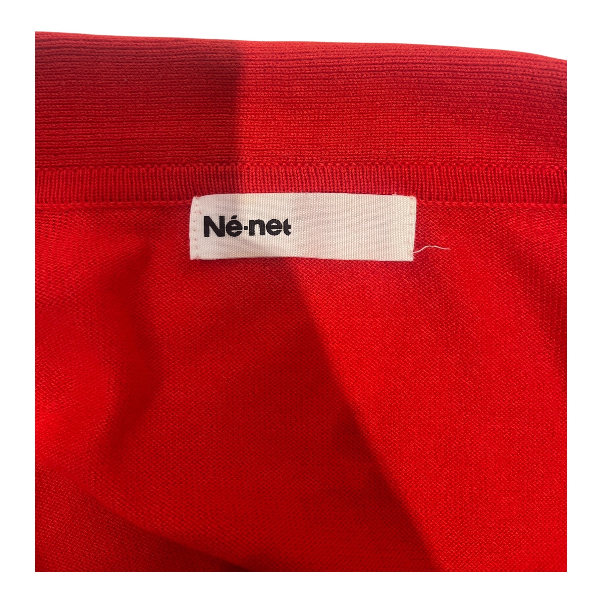 Ne-net/Cardigan/2/Cotton/RED/POLKADOT CARDIGAN W/ CAT view 3
