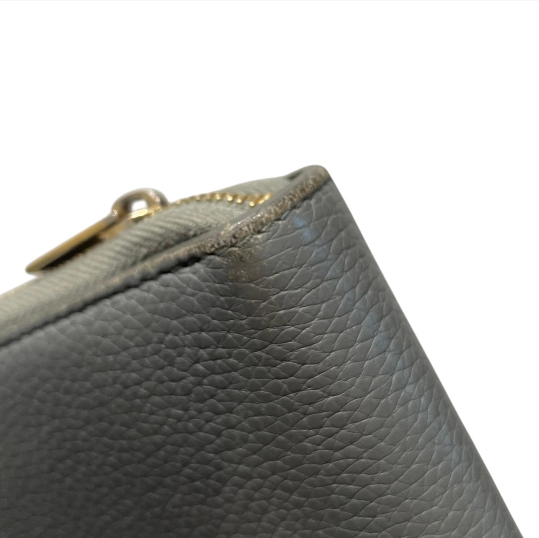 CELINE/Long Wallet/Leather/GRY/L's/ view 6