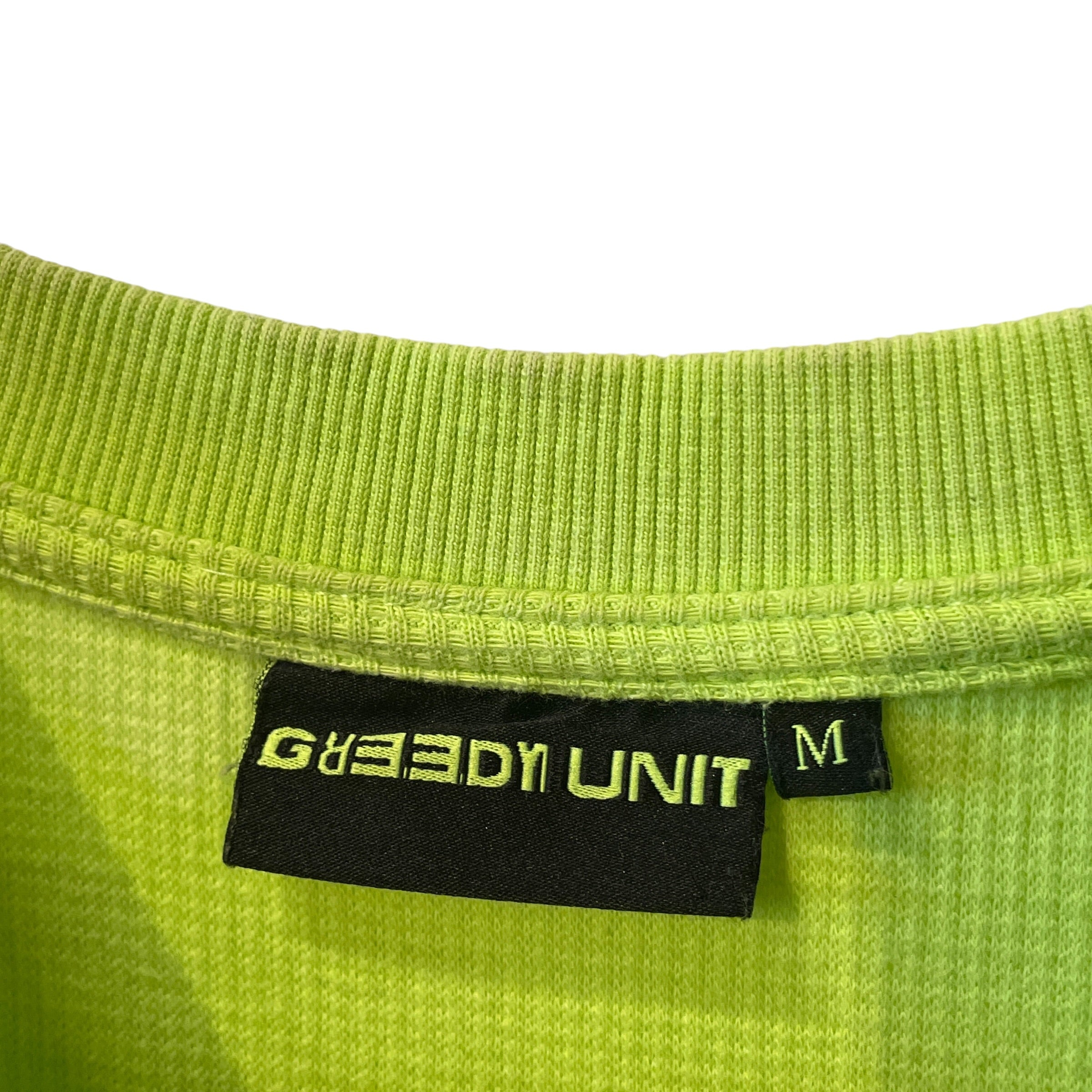 GREEDY UNIT/LS T-Shirt/M/Cotton/GRN/All Over Print/ view 8