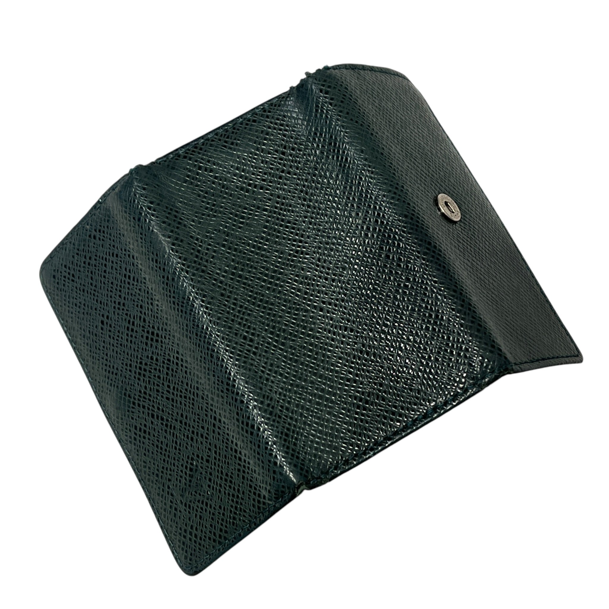 LOUIS VUITTON/Key Holder/Leather/GRN/taiga button key case view 9
