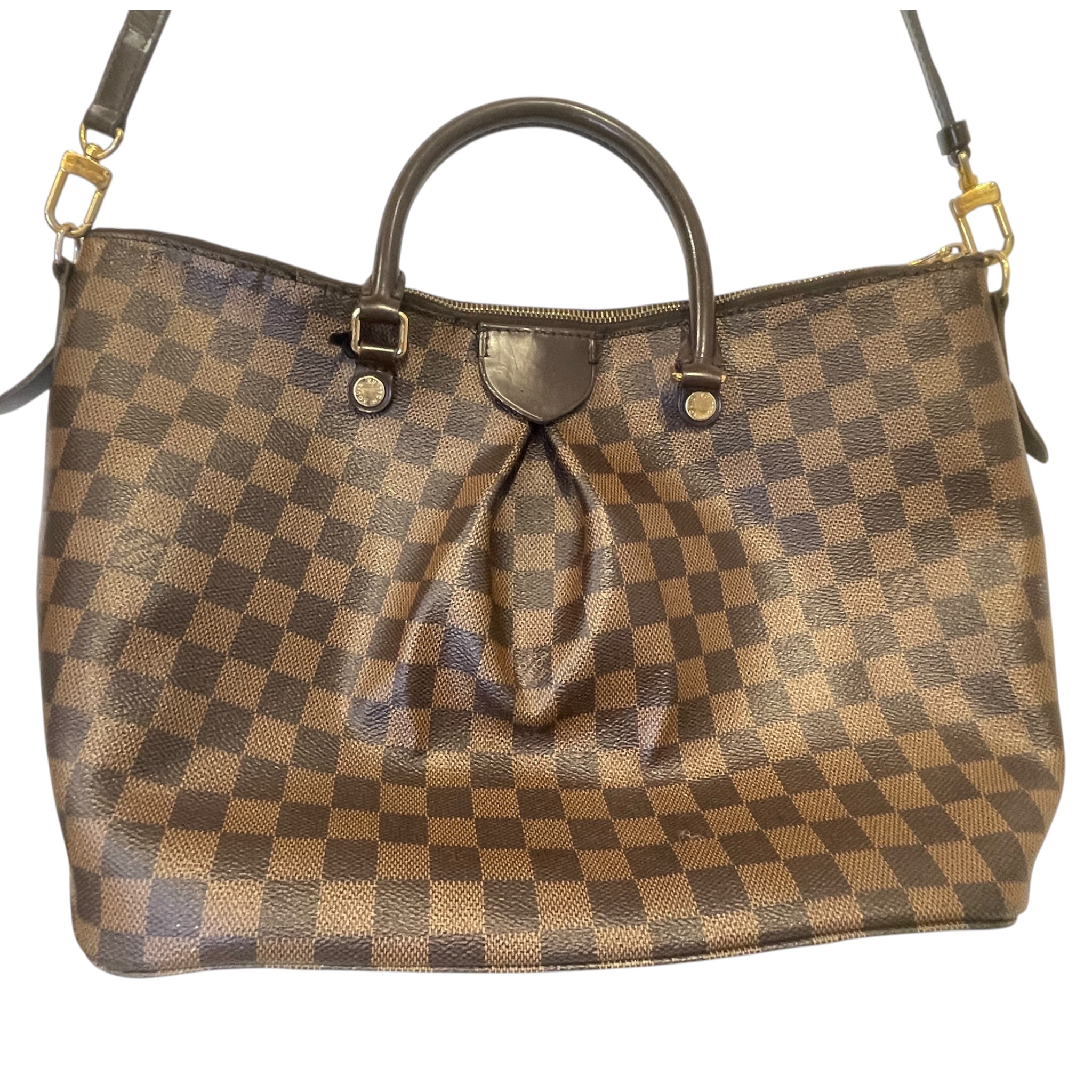 LOUIS VUITTON/Cross Body Bag/Monogram/Leather/BRW/Siena MM view 3