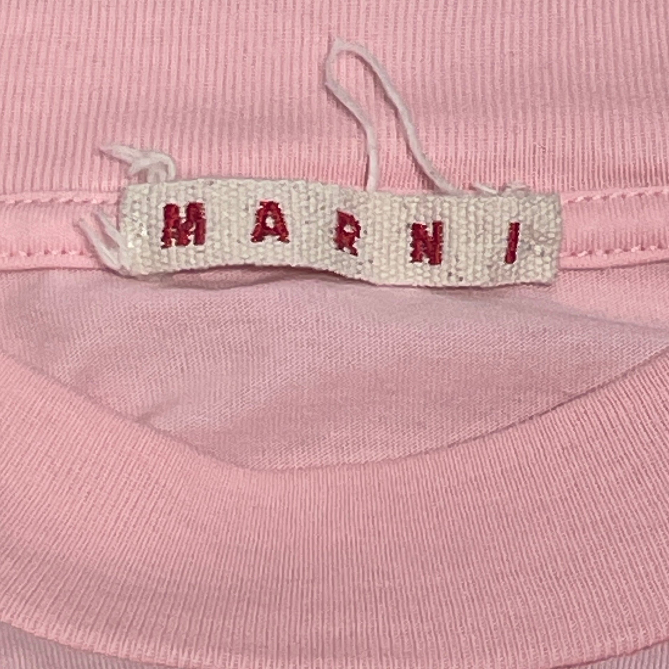 MARNI/T-Shirt/48/Cotton/PNK/BOQUET LOGO view 3