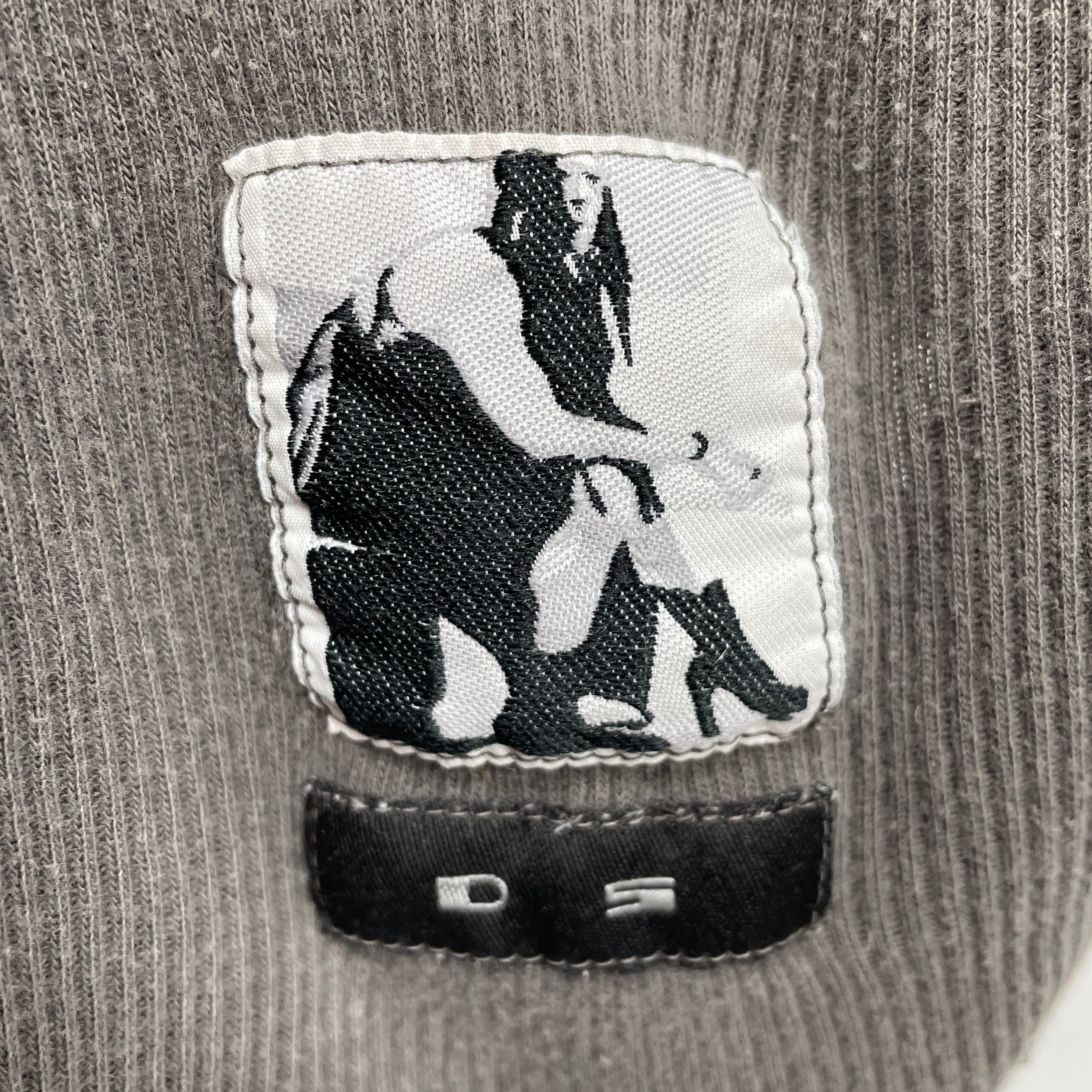 Rick Owens/Tank Top/M/Cotton/GRY/RIBBED LONG TANK view 4