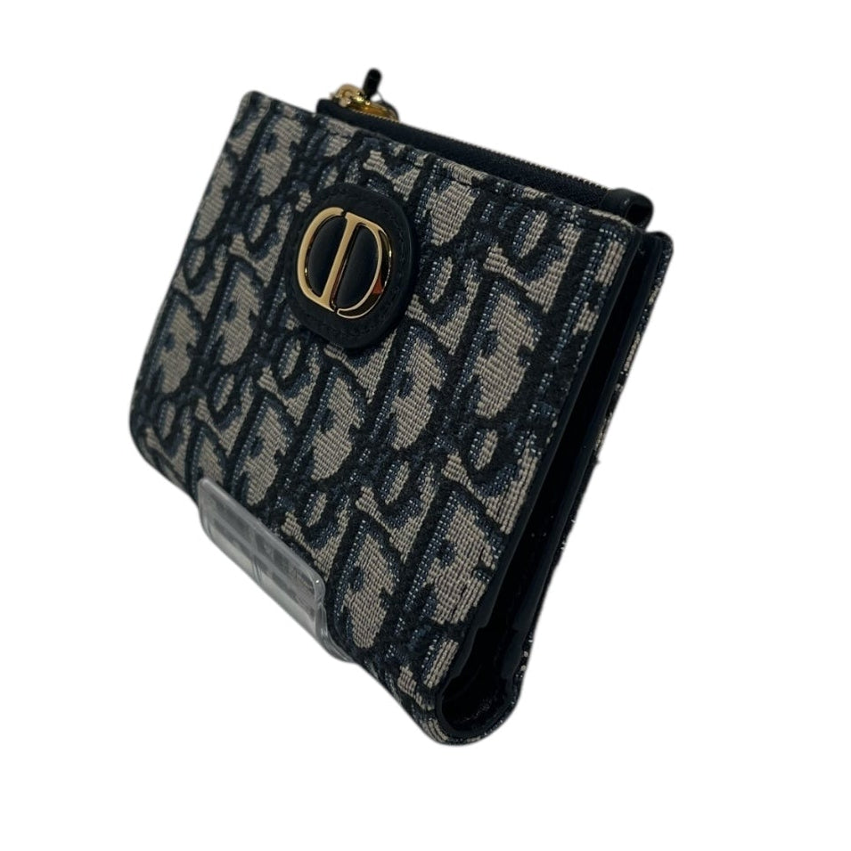 Christian Dior/Bifold Wallet/BLU/Montaigne Dahlia view 1