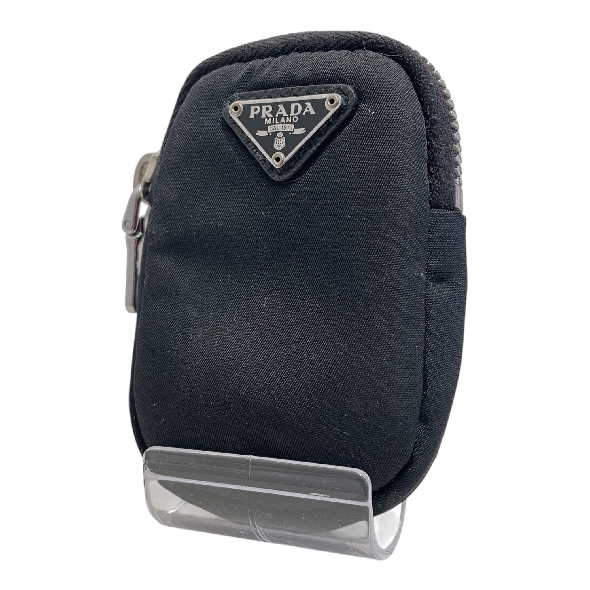 PRADA/Pouch/Nylon/BLK/keyring bag charm view 1