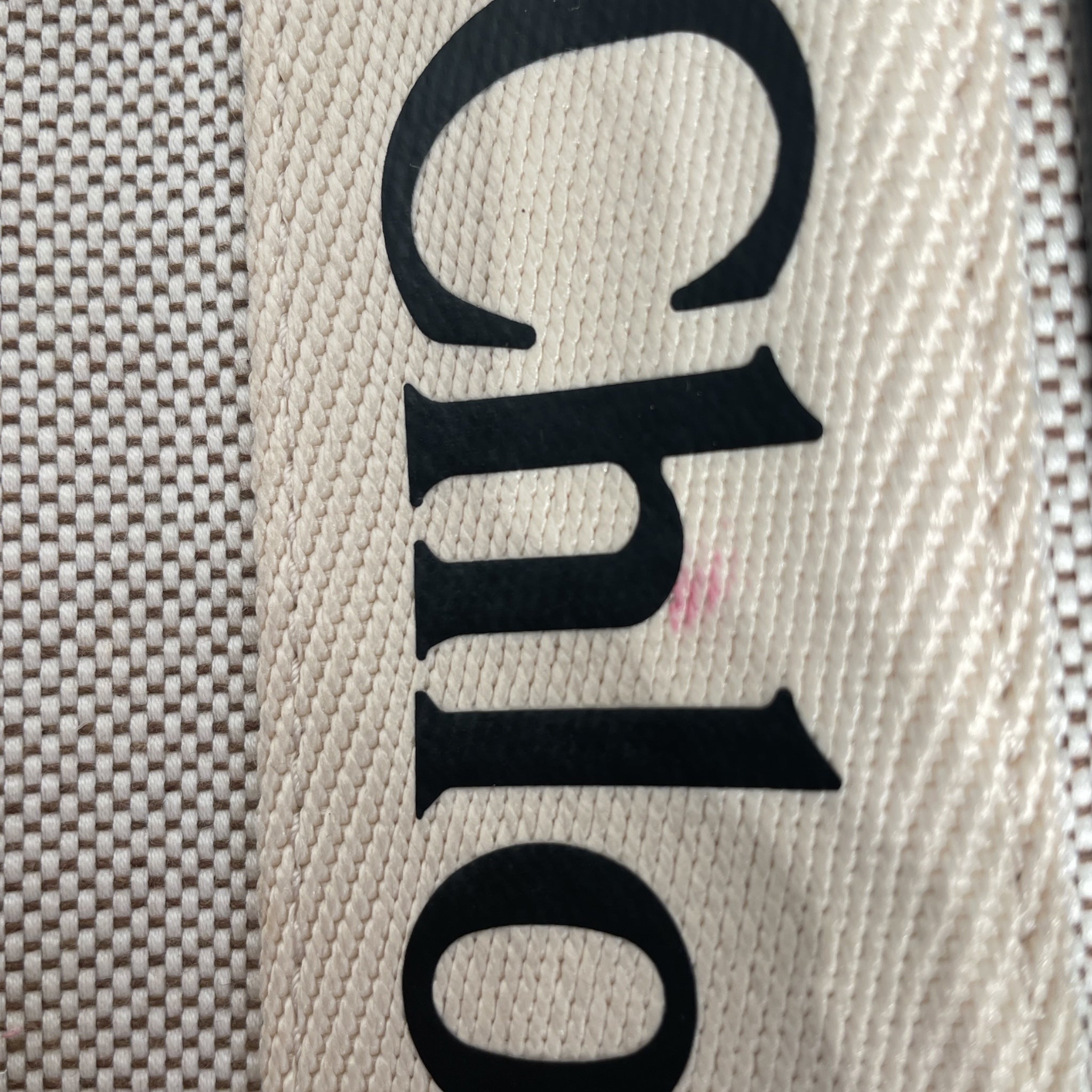 Chloe/Bag/CRM/WOODY LINEN TOTE view 6