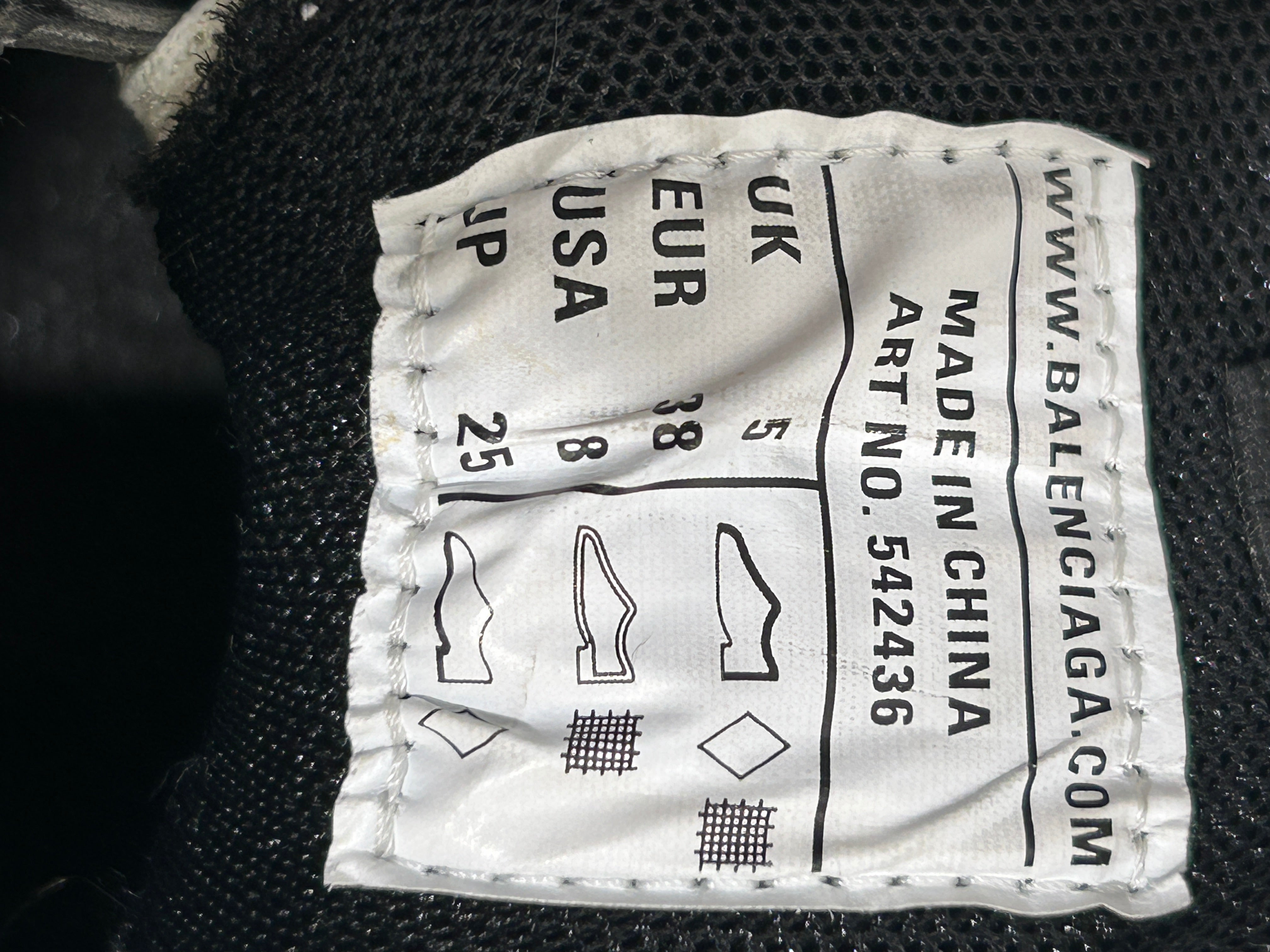 BALENCIAGA/Low-Sneakers/EU 38/Nylon/WHT/TRACK view 4