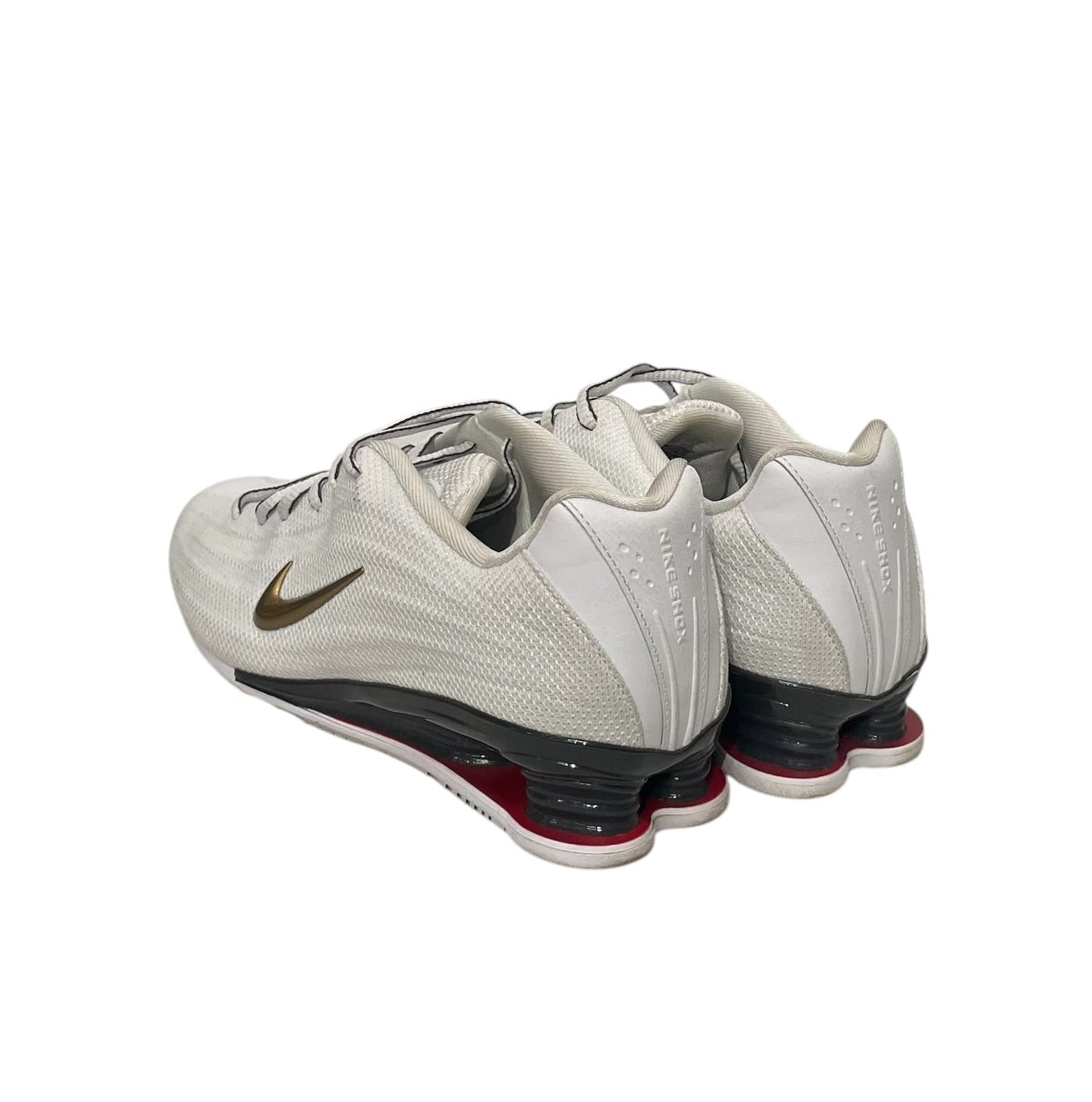 NIKE/Low-Sneakers/US 7.5/WHT/SHOX Z GOLD NIKE SIGN view 2