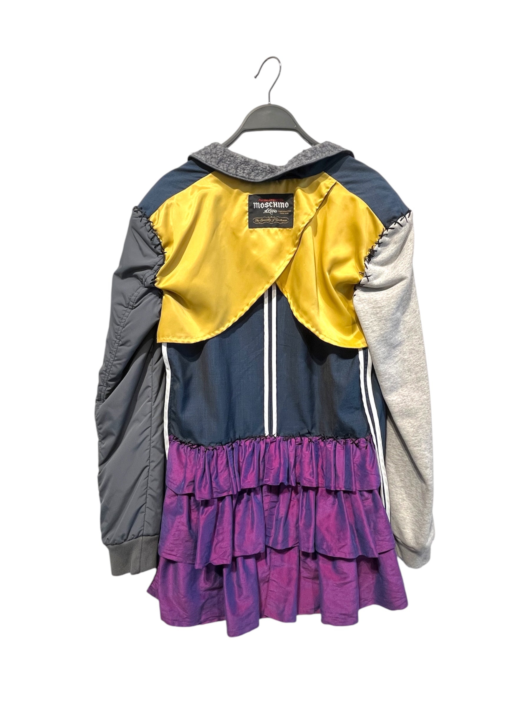 MOSCHINO/Jacket/patchwrk stictch mixed jacket view 2