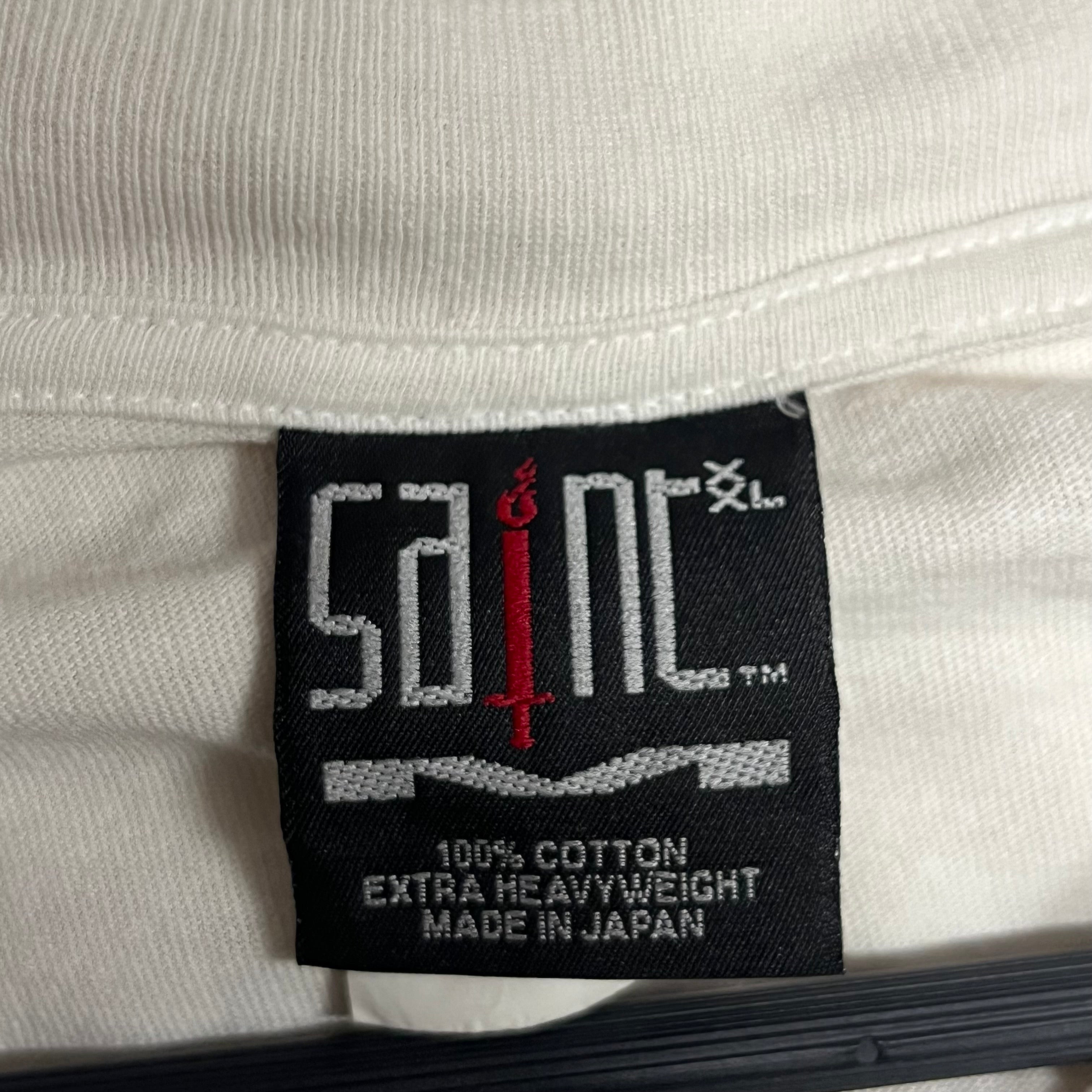 SAINT MICHAEL/T-Shirt/XXL/Cotton/WHT/Graphic/dirty victory view 3