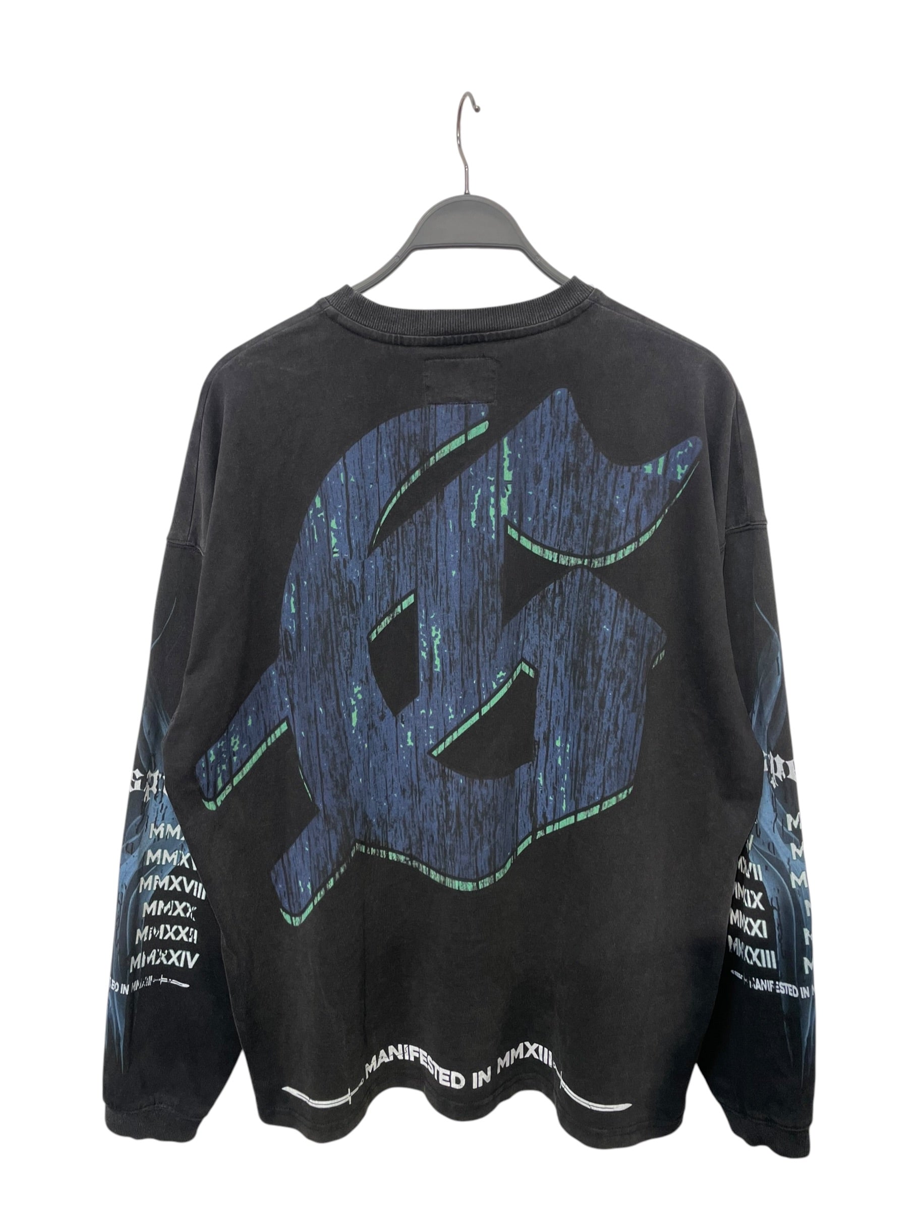 GODSPEED NEW YORK/LS T-Shirt/XL/Cotton/BLK/Graphic/doberman view 2