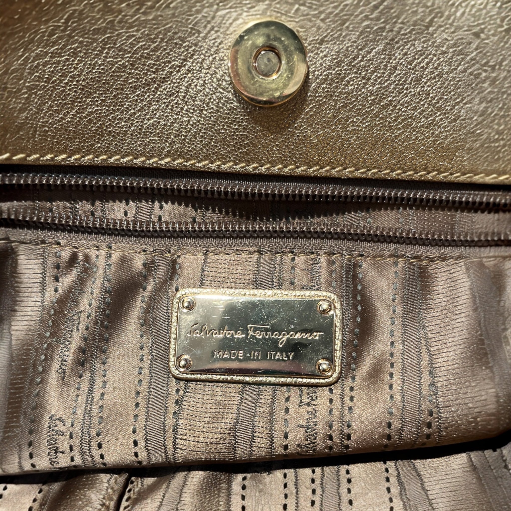 Salvatore Ferragamo/Tote Bag/GLD/GOD/SILVER SEQUIN TOTE view 5