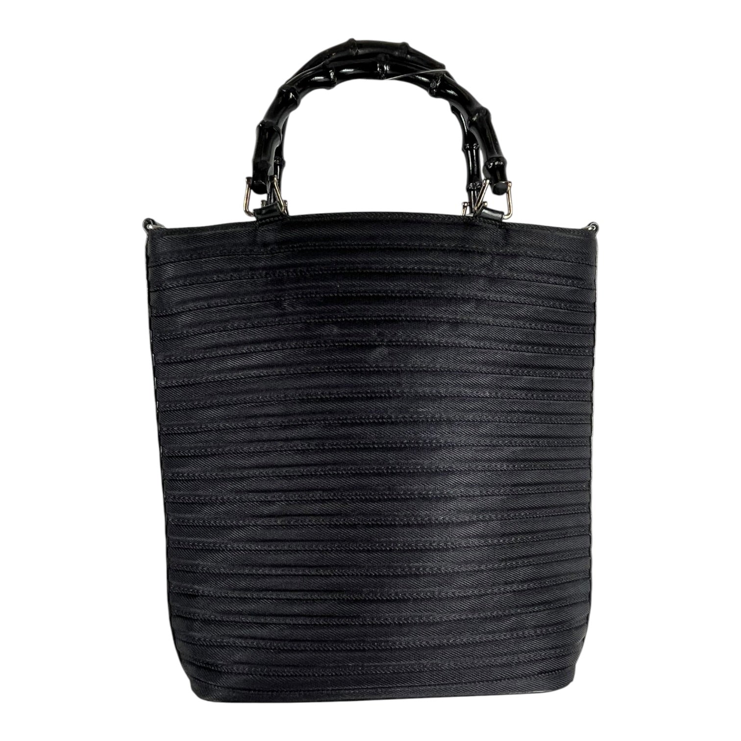 GUCCI/Bag/Nylon/BLK/1998 BAMBOO BAG view 1