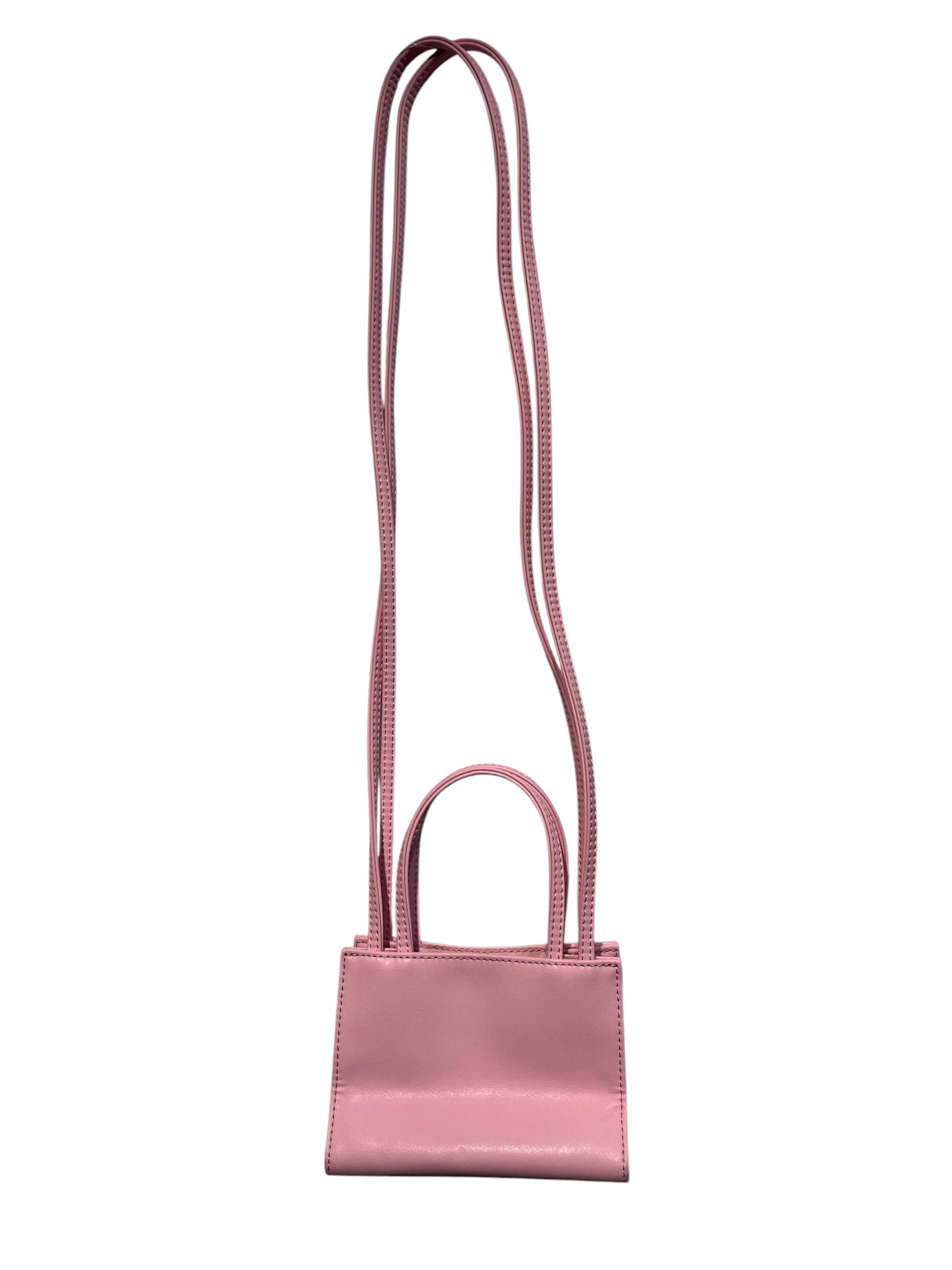 Telfar/Tote Bag/Leather/PNK/ view 2
