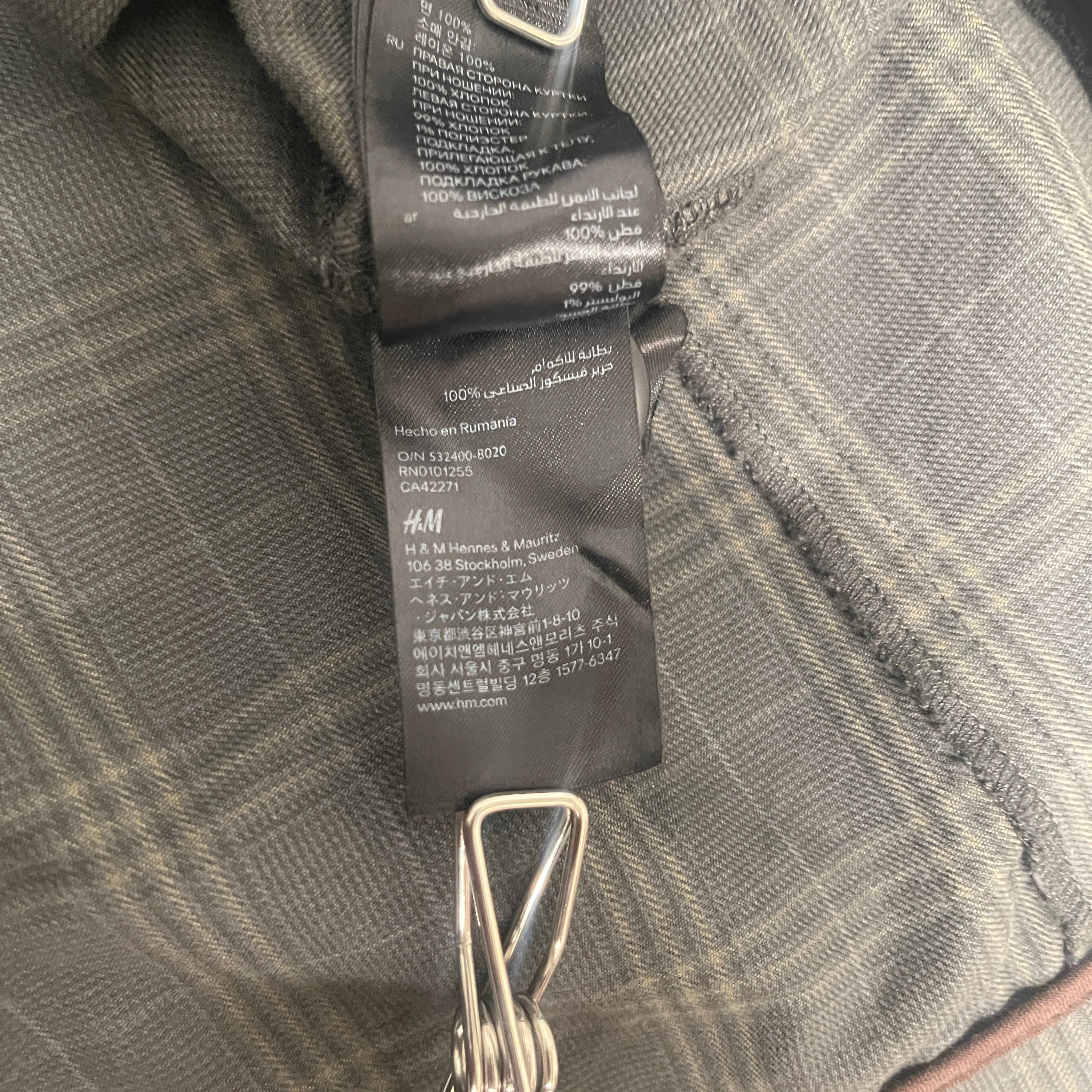 Maison Margiela/H&M/Trench Coat/S/Cotton/BRW/Single Breasted/Plaid/FUSION TRENCH COAT view 5