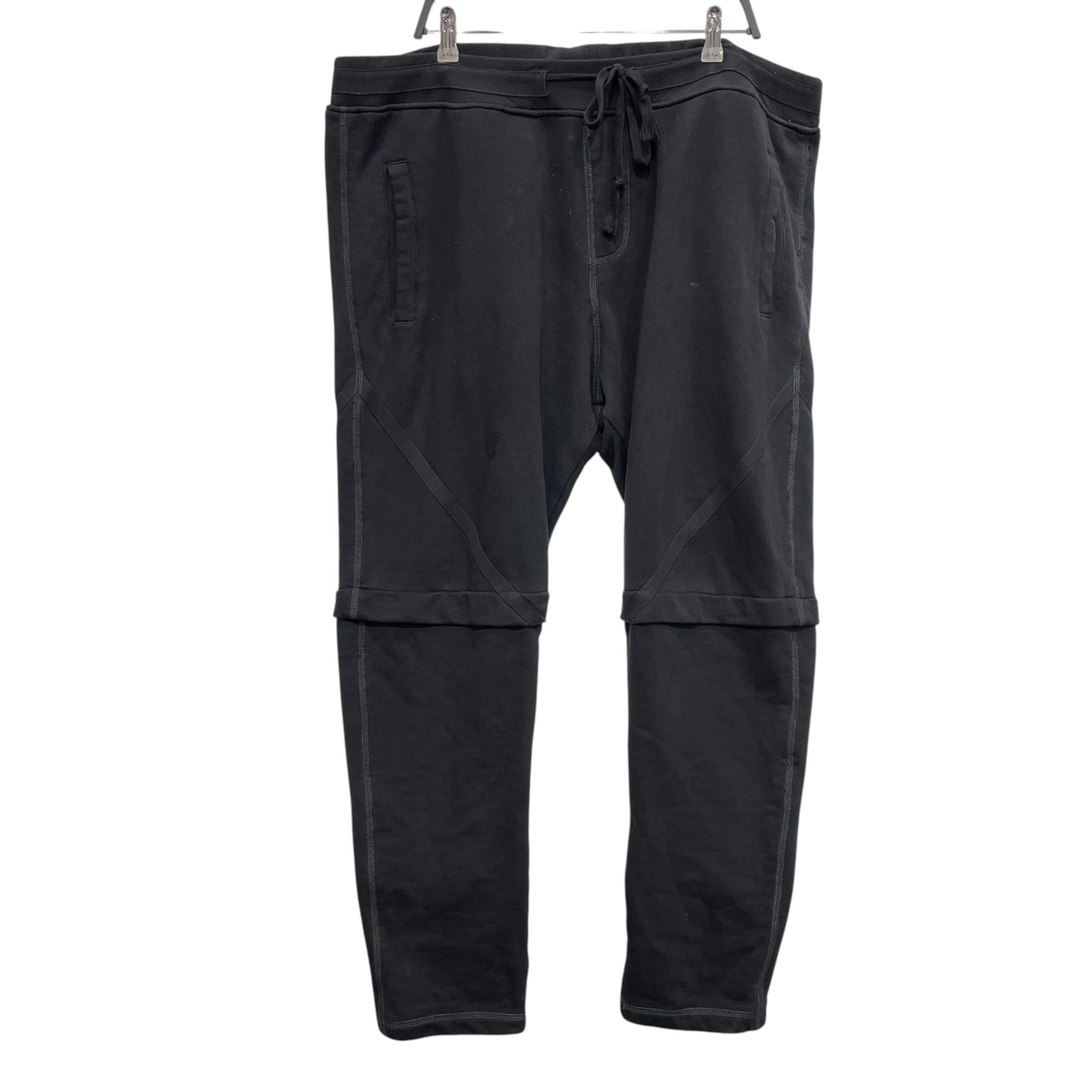 GREG LAUREN/Pants/S/Cotton/BLK/KNEE DESIGN view 1