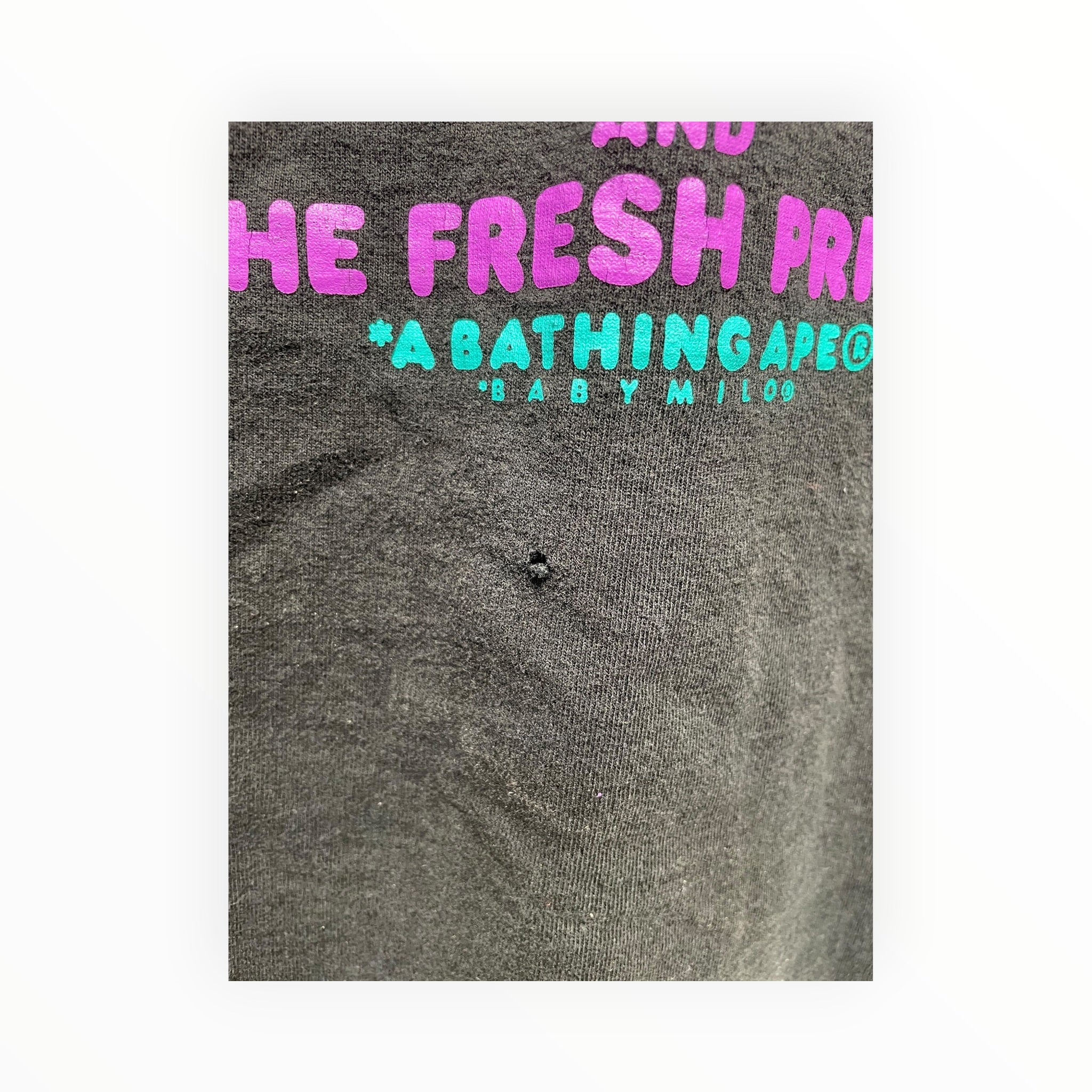 A BATHING APE/T-Shirt/M/Cotton/BLK/FRESH PRINCE COLLAB view 3