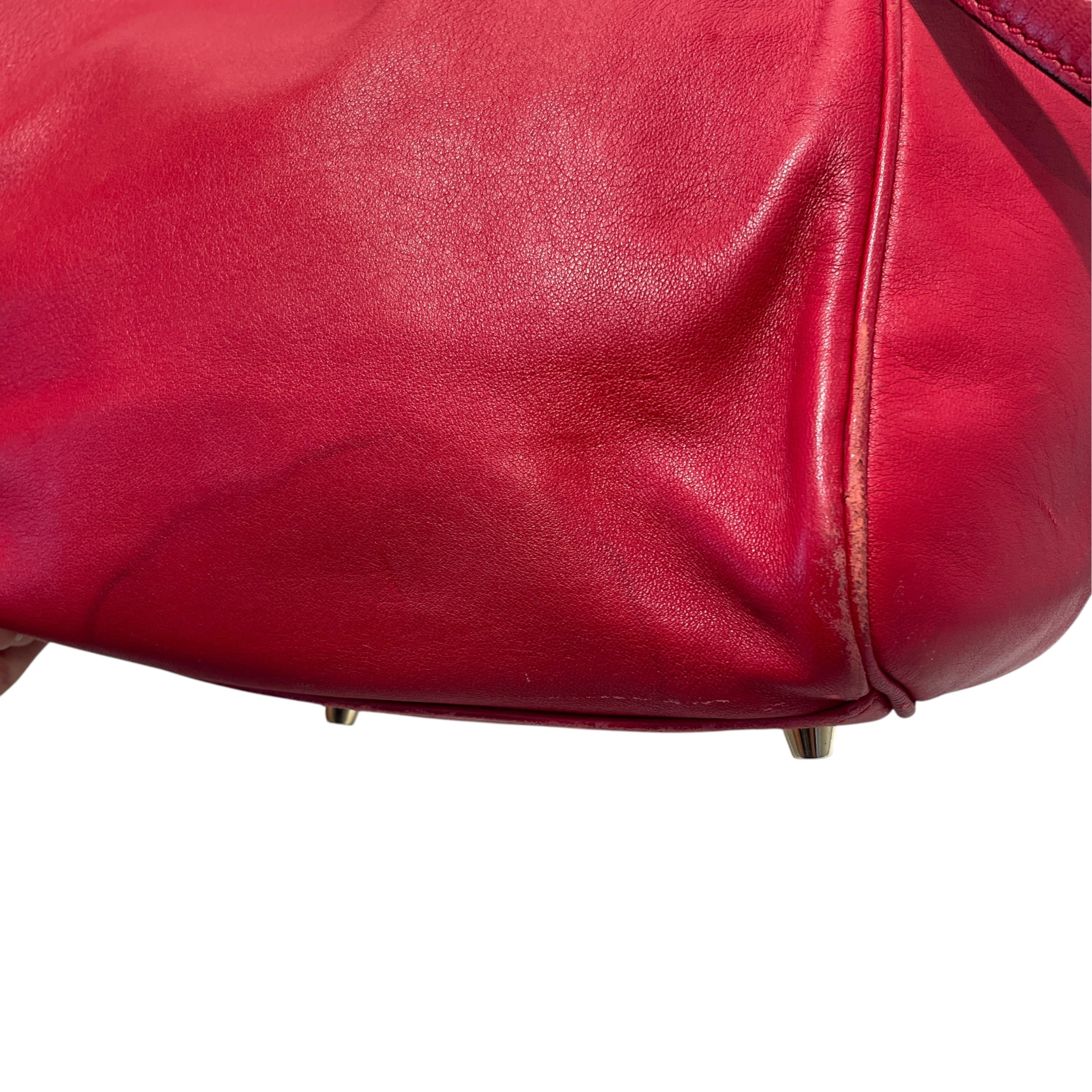 BURBERRY/Bag/Leather/RED/Nova check Lined Bag view 11
