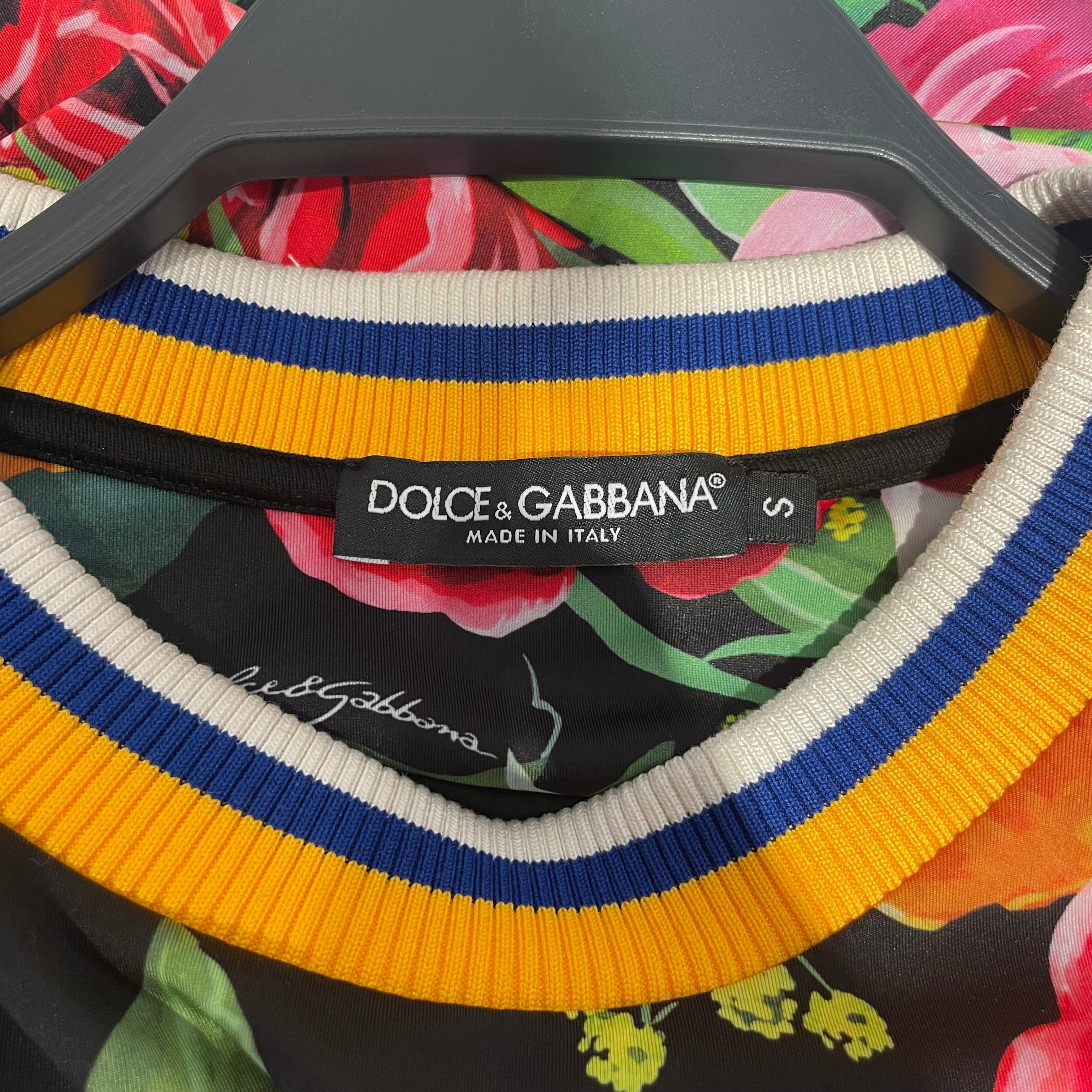DOLCE&GABBANA/Sweater/S/Floral Pattern/MLT/Technical Jersey view 3
