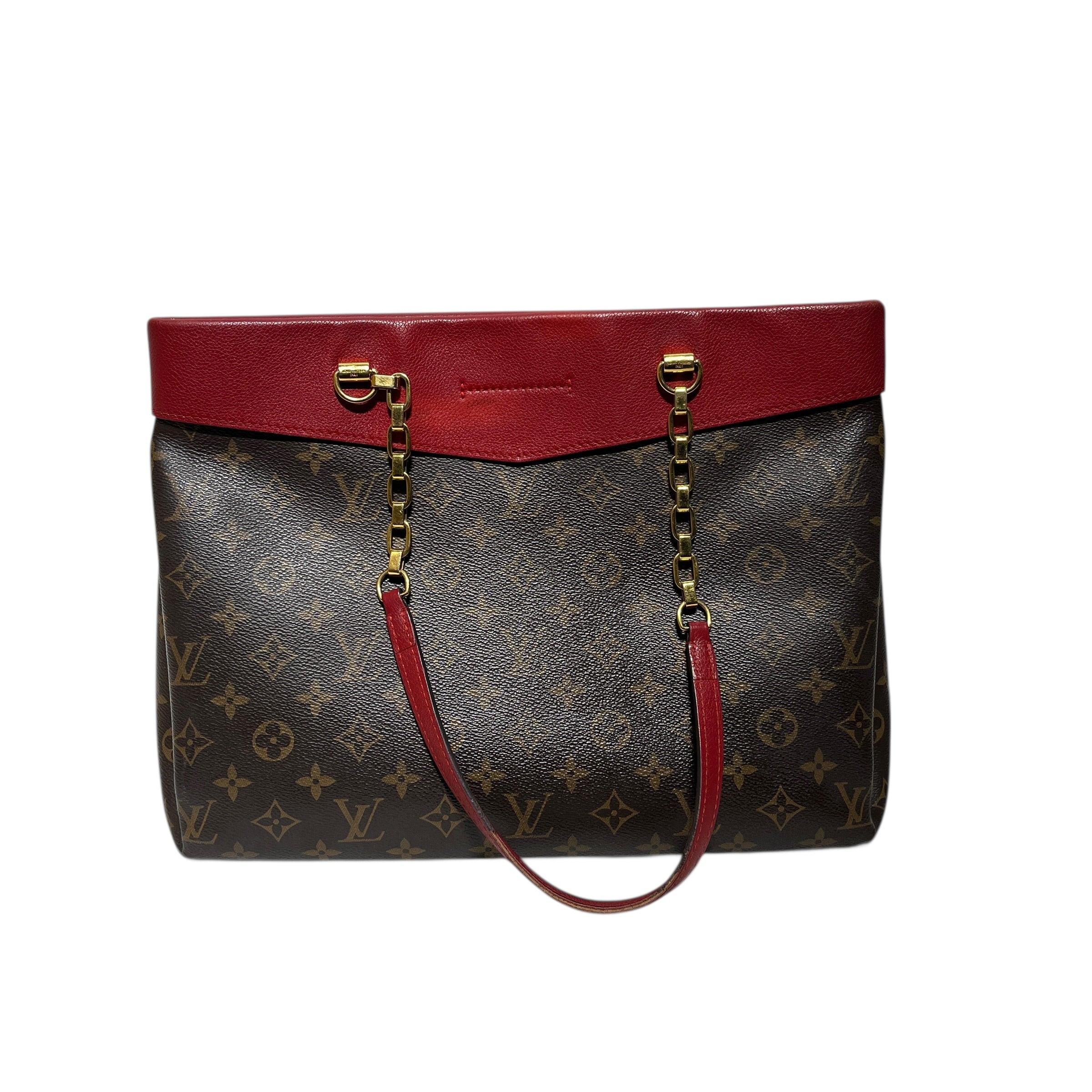 LOUIS VUITTON/Hand Bag/Monogram/Leather/BRW/PALLAS view 2