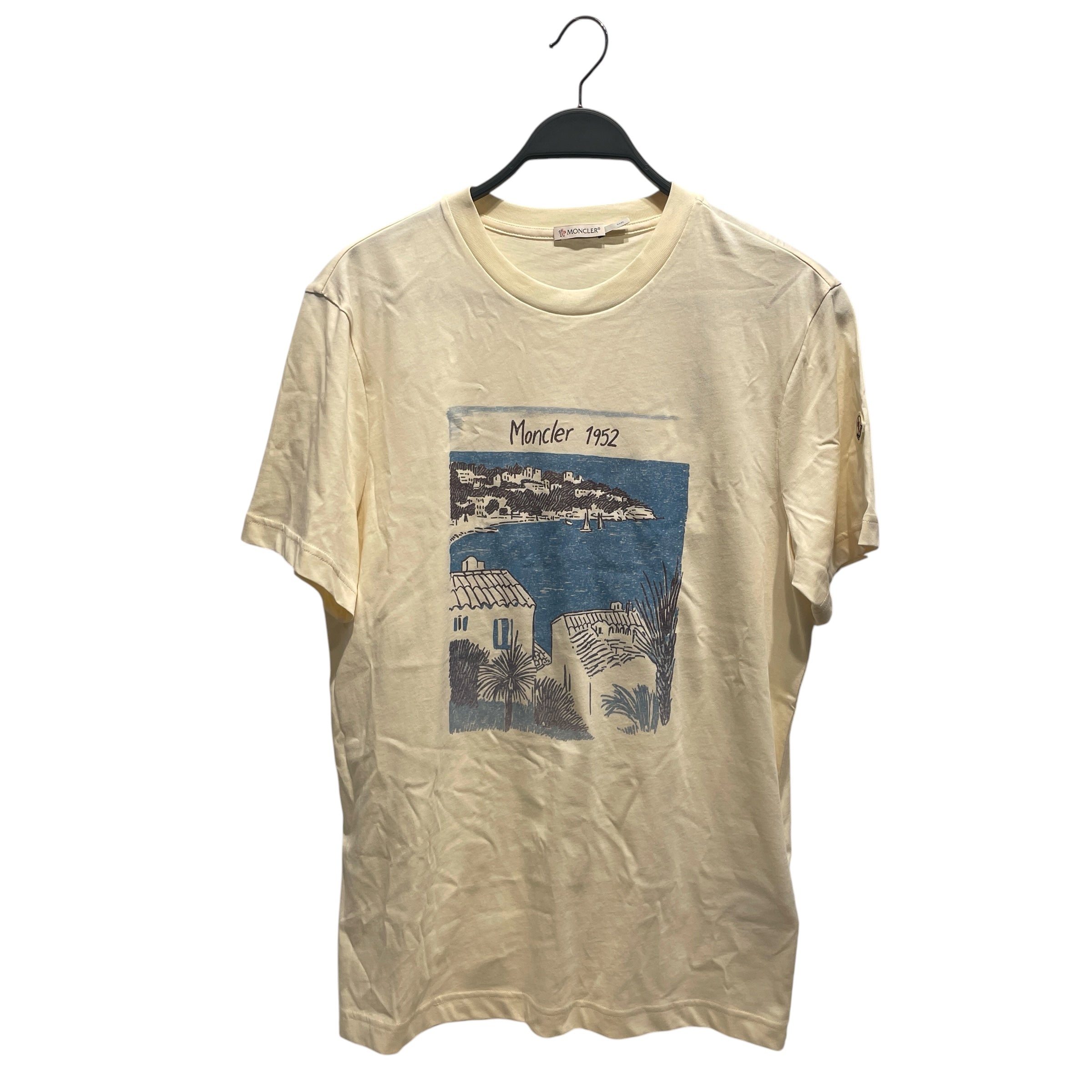 MONCLER/T-Shirt/M/Cotton/WHT/ view 1