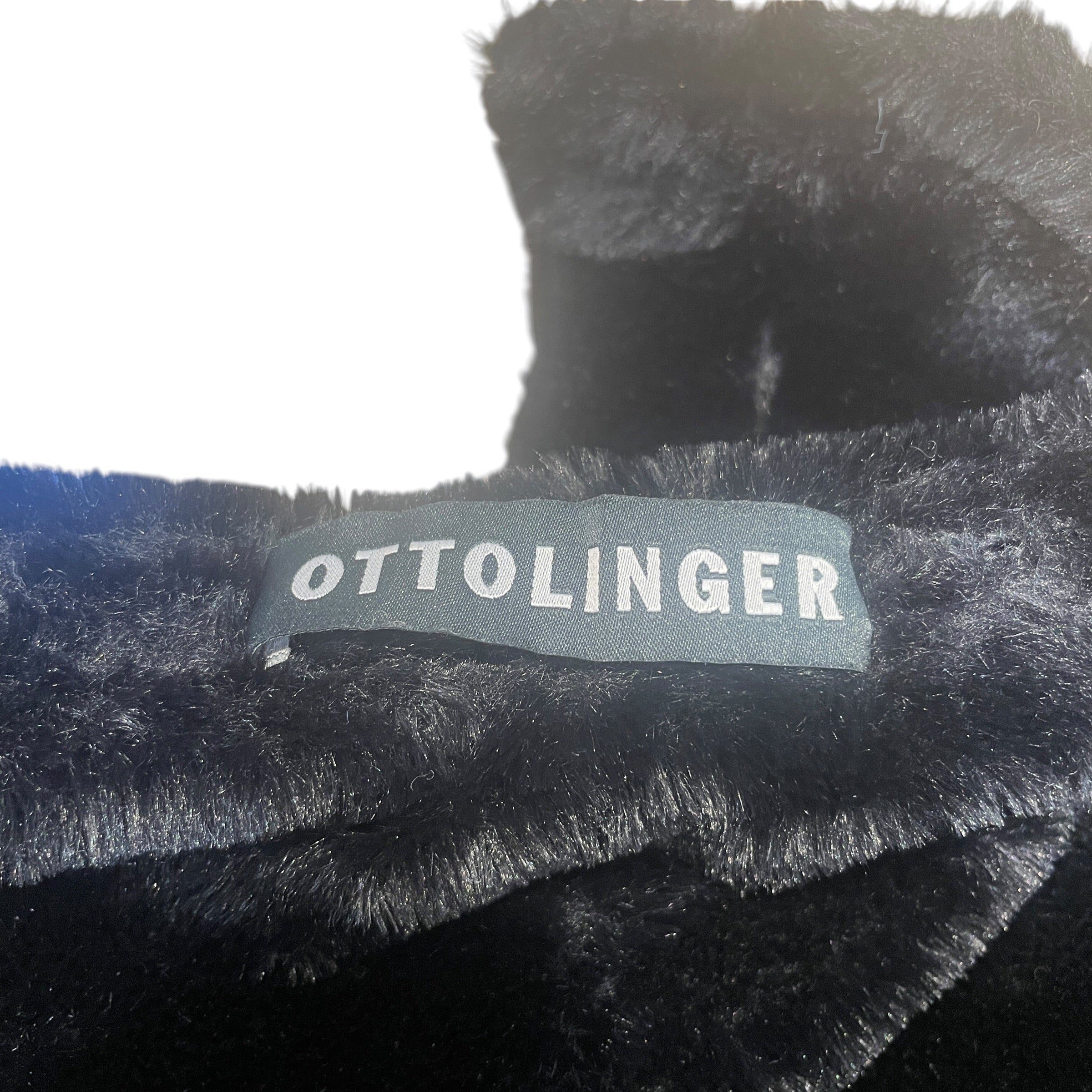 OTTOLINGER/Coat/BLK/Wrap Faux-Shearling Coat view 5