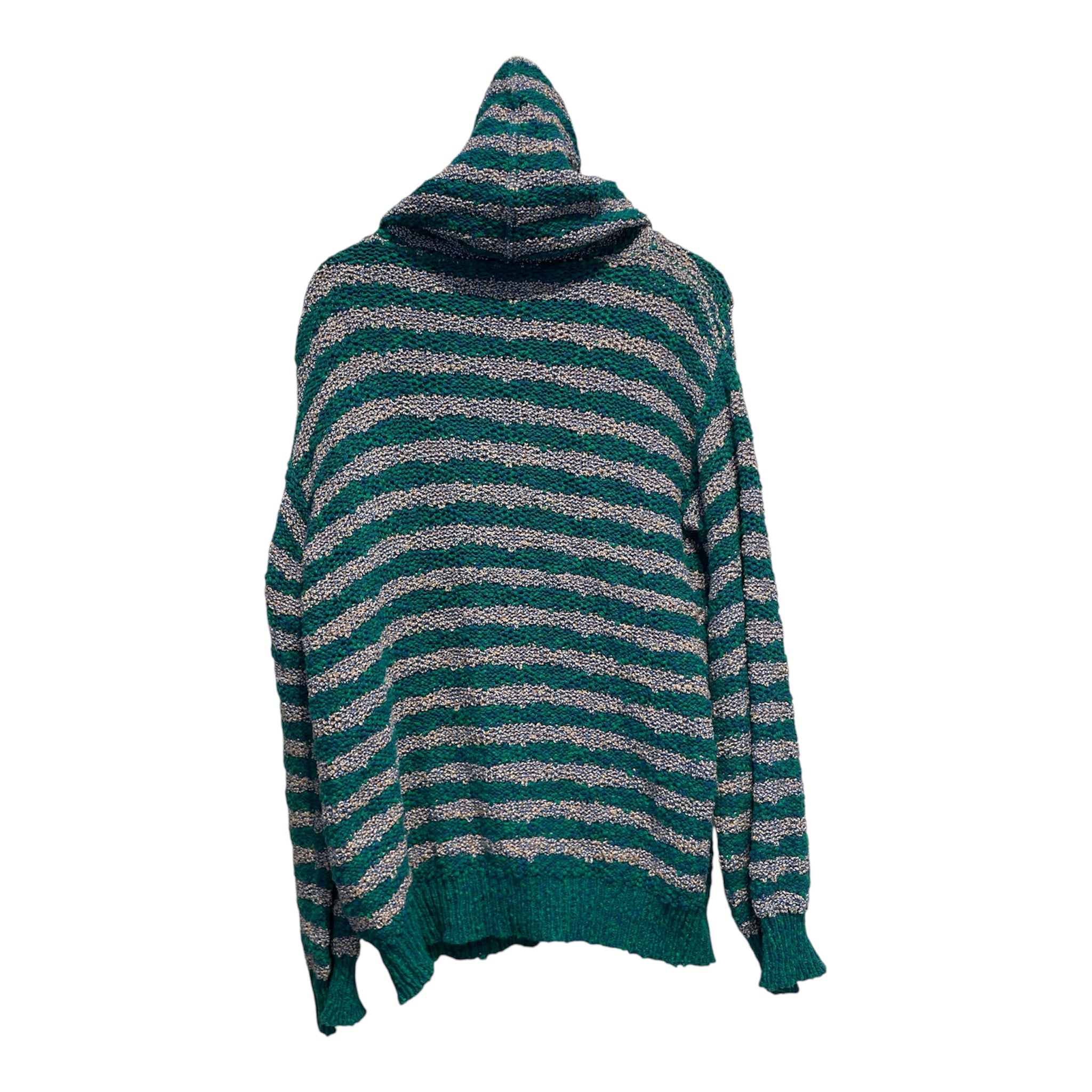 MARNI/Hoodie/46/Stripe/Cotton/BLU/marni knit hoodie view 2