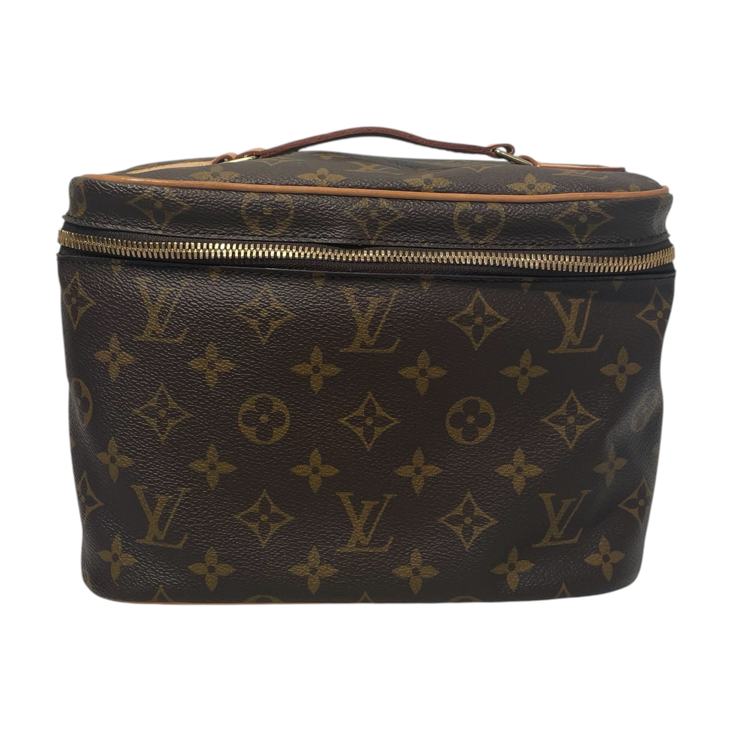 LOUIS VUITTON/Pouch/Monogram/Leather/BRW/makeup bag N40597 view 1