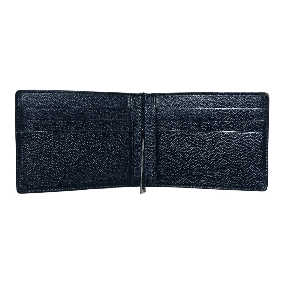 SAINT LAURENT/Bifold Wallet/Leather/BLK/Bifold Wallet w Money Clip view 4