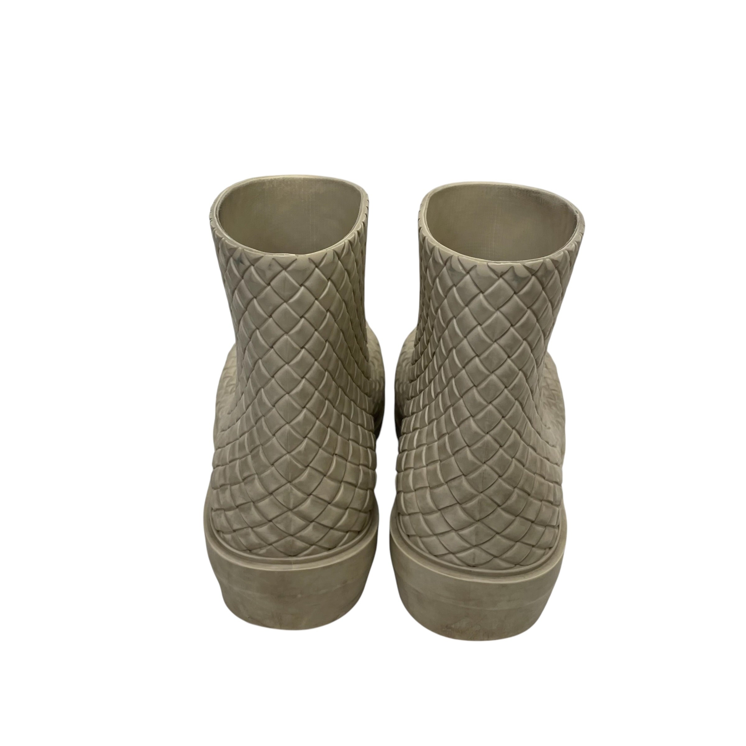 BOTTEGA VENETA/Rain Boots/EU 41/WHT/Fireman Ankle Boot view 4