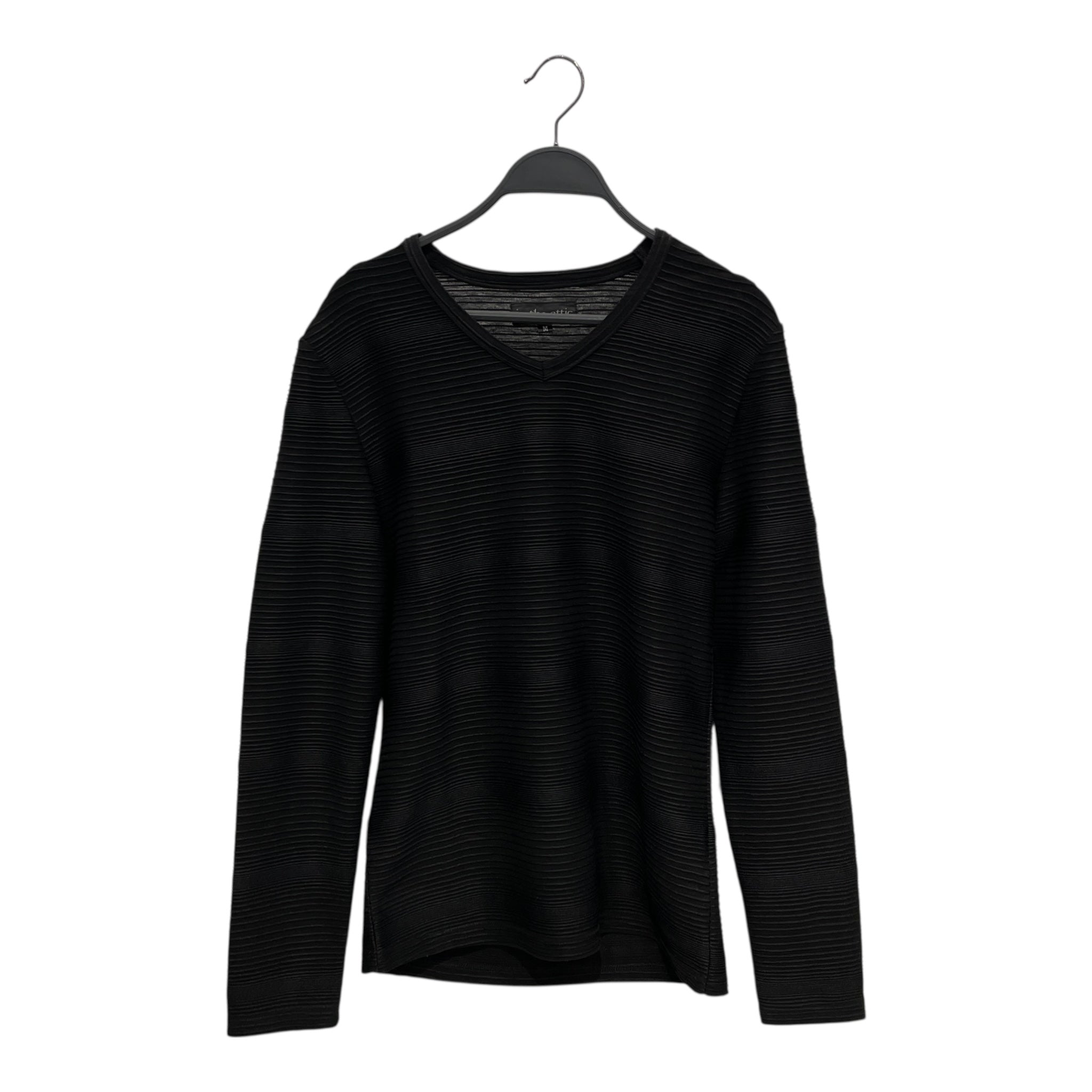 in the attic/LS T-Shirt/M/Nylon/BLK/V-NECK view 1