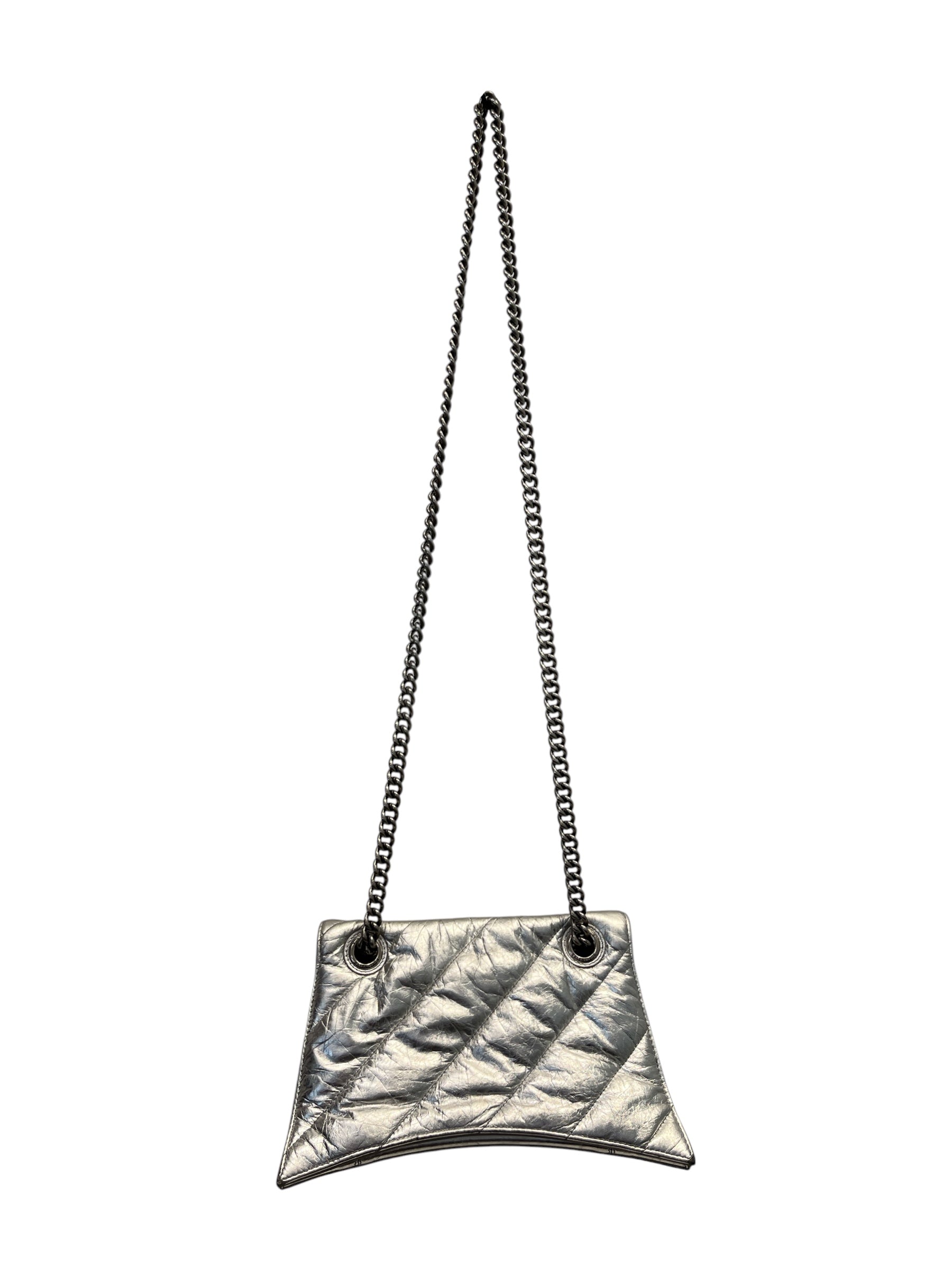 BALENCIAGA/Bag/Leather/SLV/CRUSHED CALFSKIN QUILTED BAG view 2