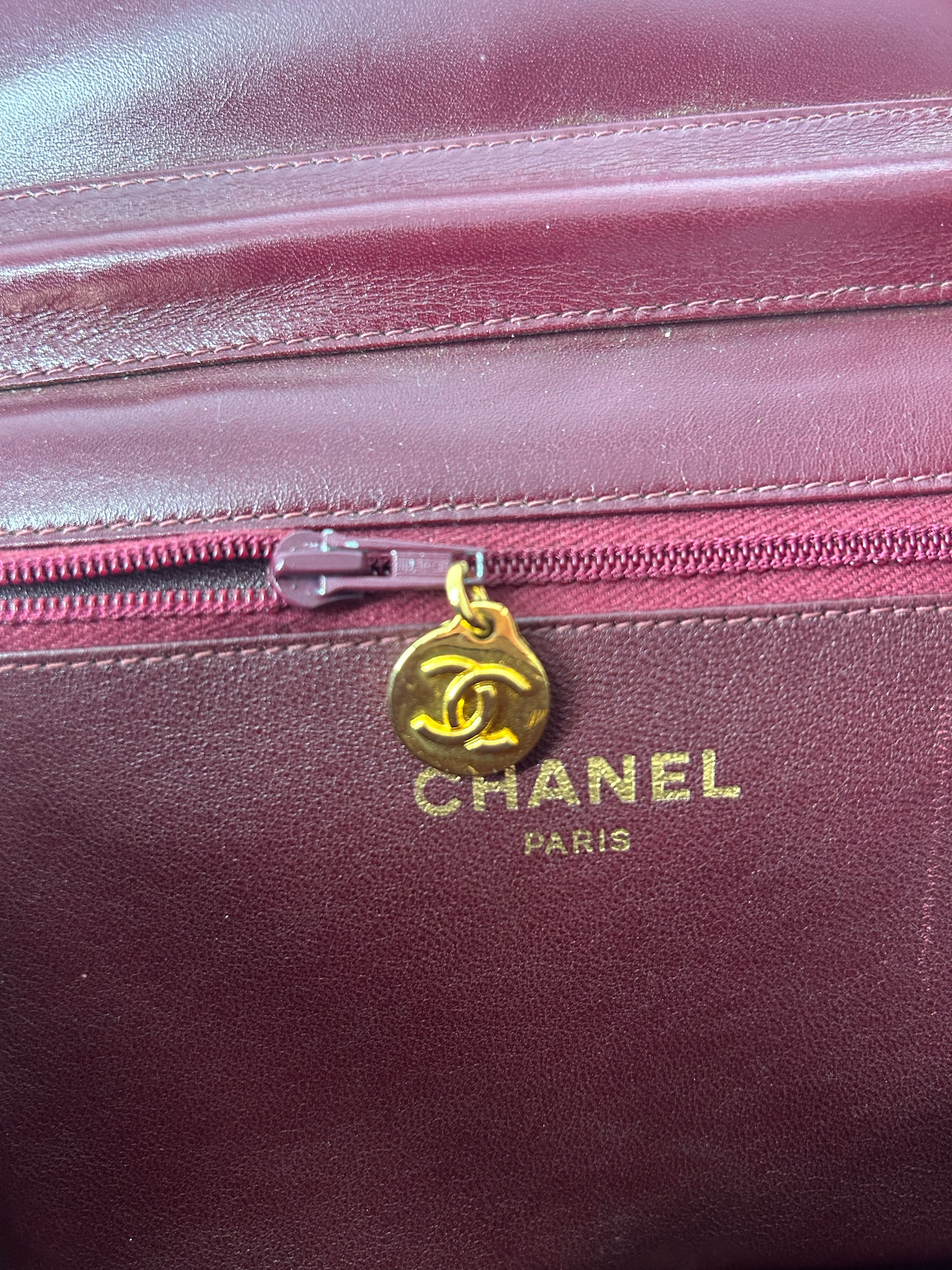 CHANEL/Cross Body Bag/Lambskin/BRD/CLASSIC FLAP BAG GLD HARDWARE view 6