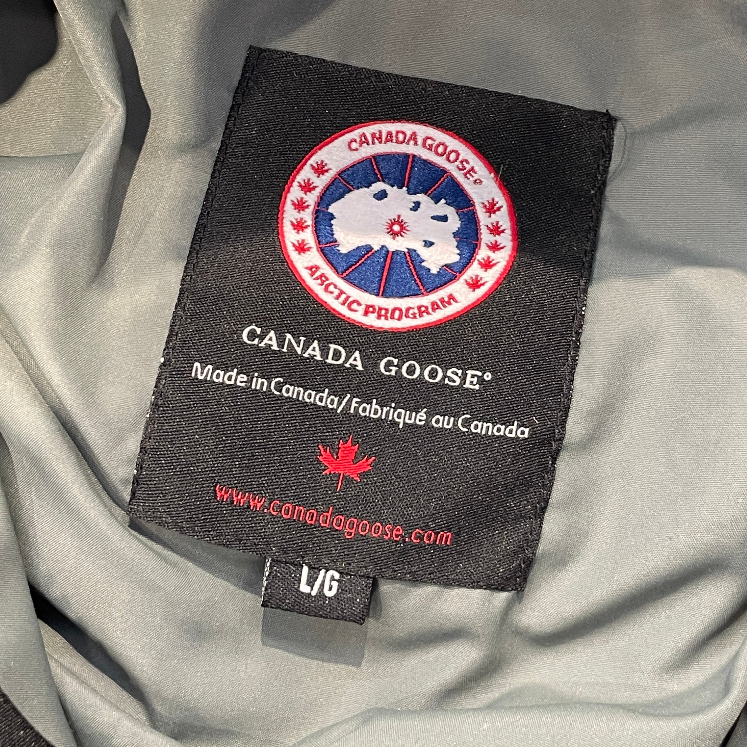 CANADA GOOSE/Coat/L/Polyester/BLU/Lodge Jacket view 3