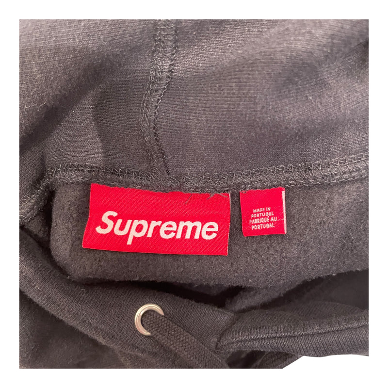 Supreme/Hoodie/L/Cotton/BLK/logo on sleeves & back