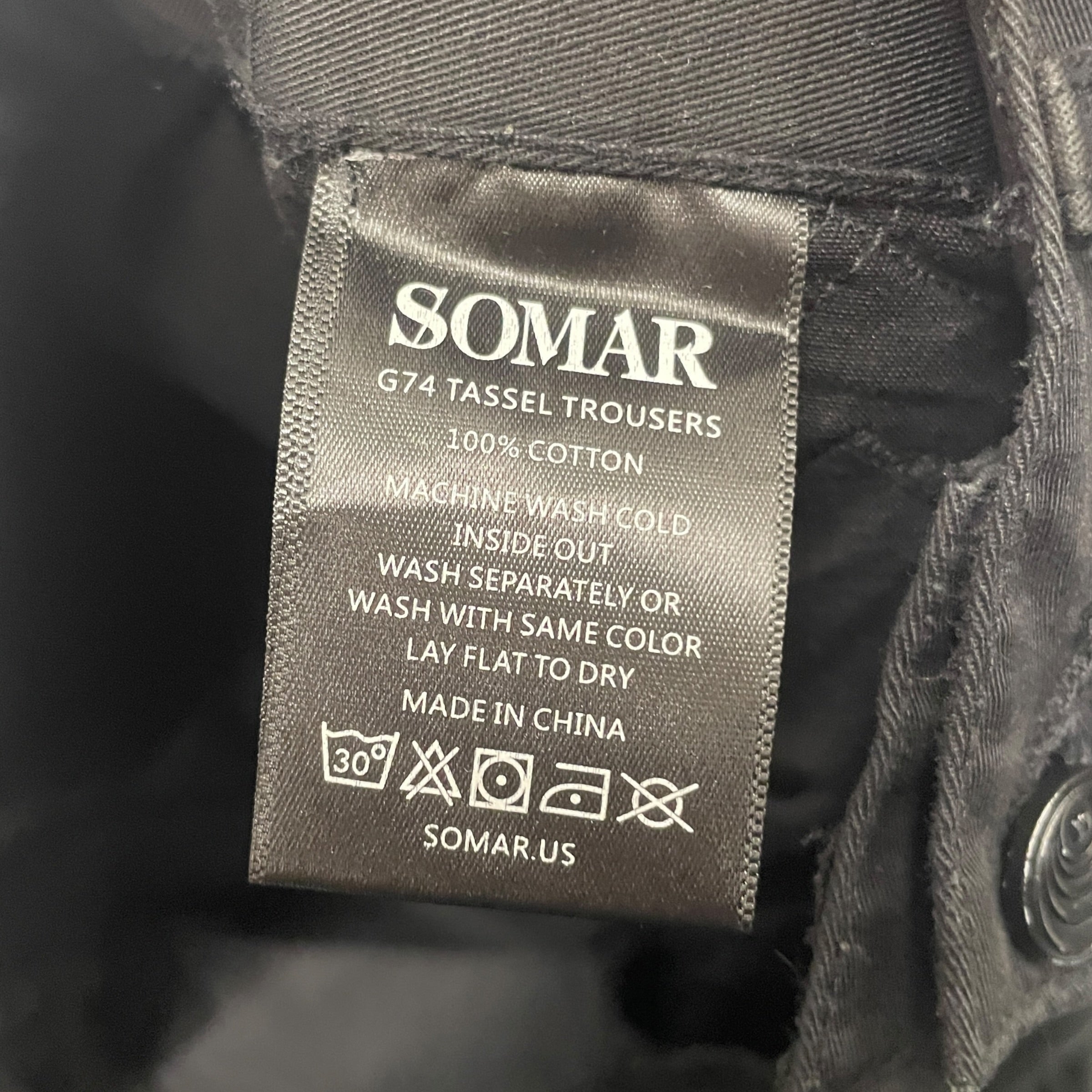 SOMAR/Pants/28/Cotton/BLK/TASSLE FLARE PANTS view 4