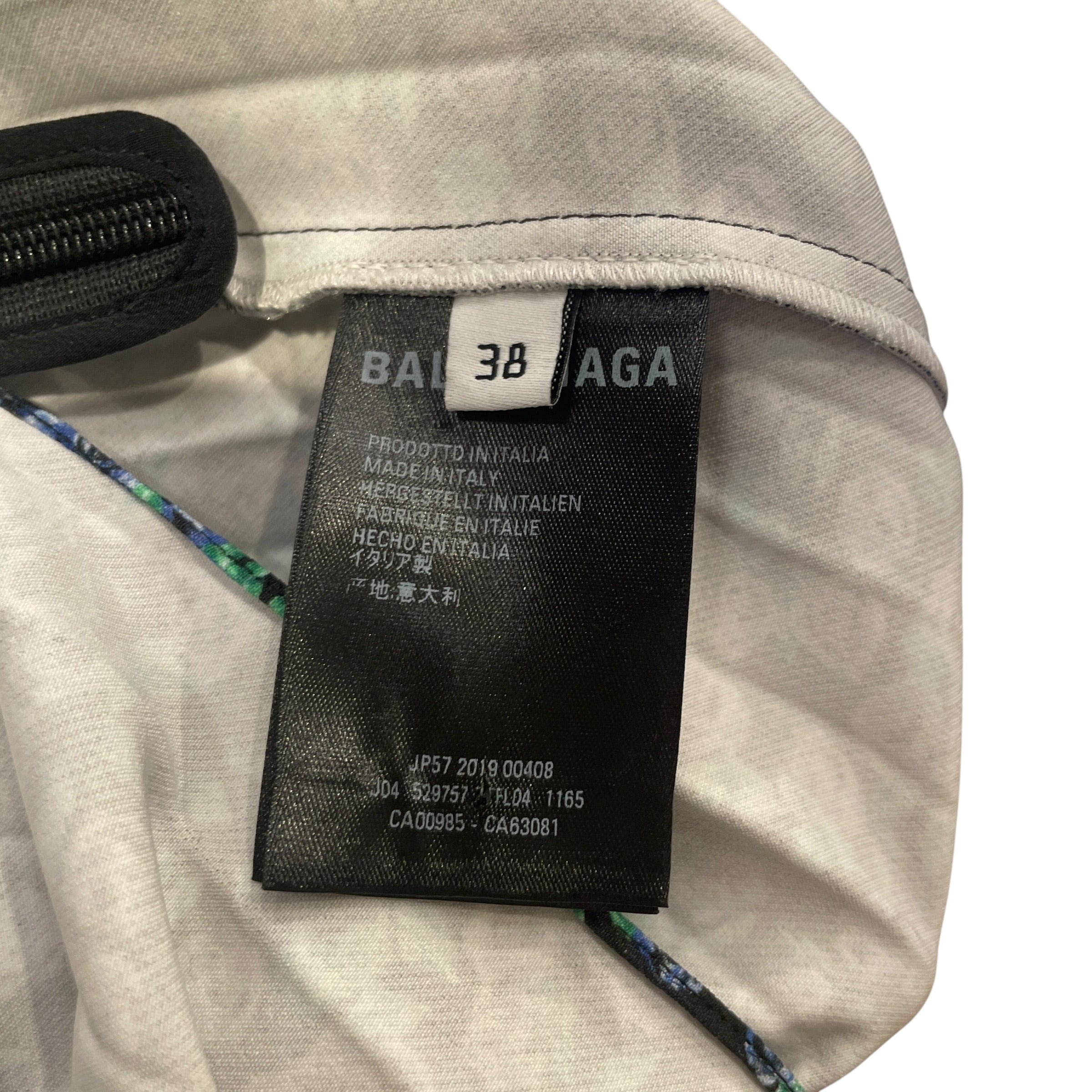 BALENCIAGA/Long Skirt/XS/Floral Pattern/Cotton/NVY/BLUEROSES view 4