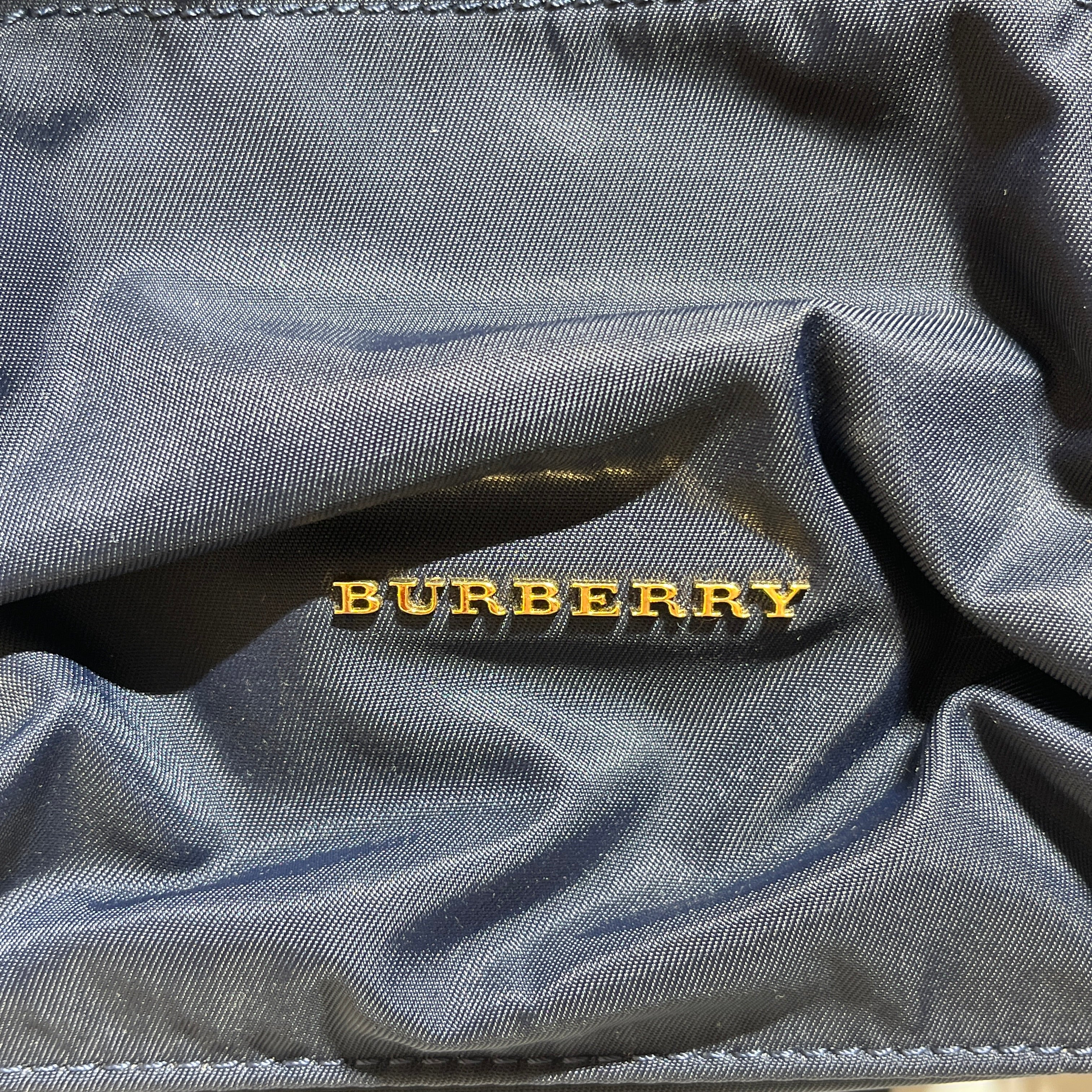 BURBERRY/Backpack/Nylon/NVY/ view 3