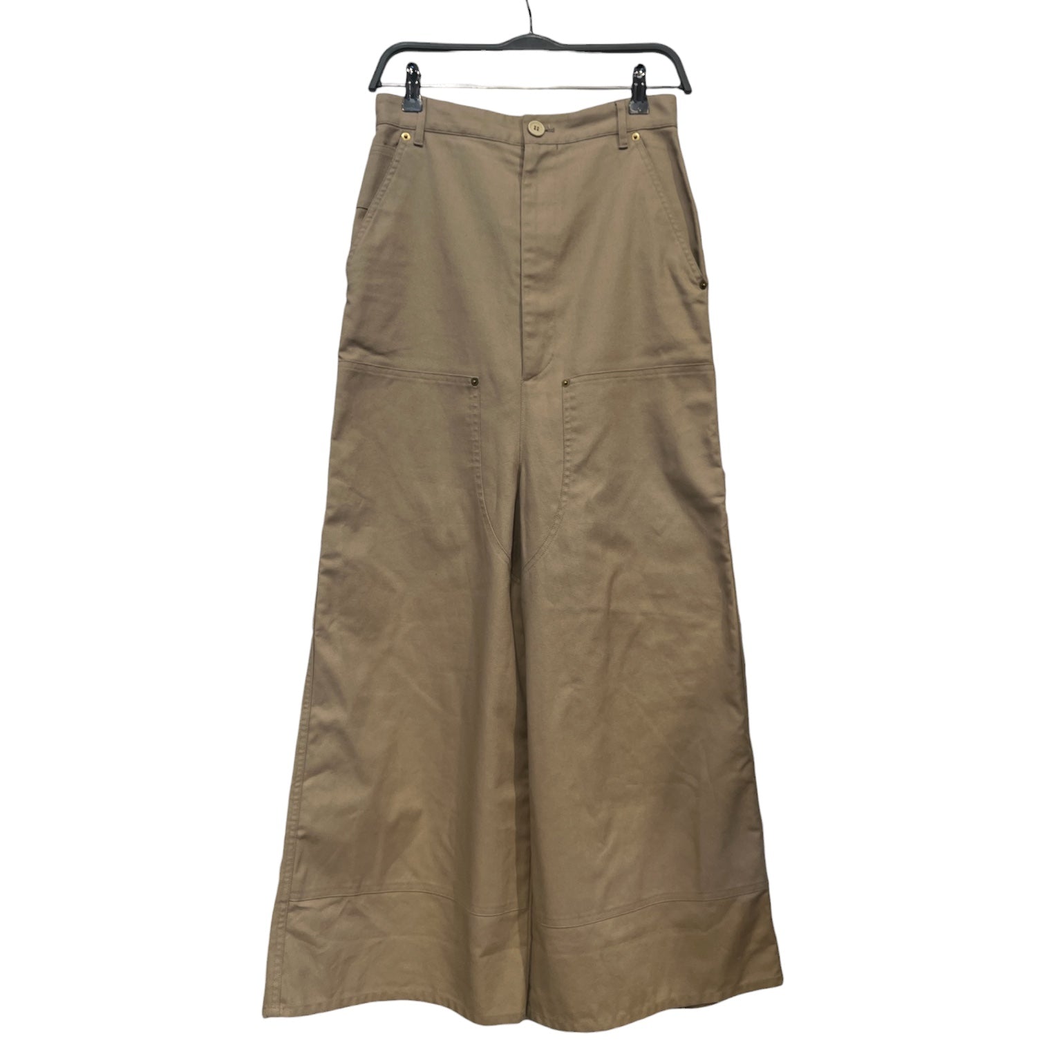 VETEMENTS/Straight Pants/S/BEG/BAGGY CARPENTER PANTS view 1