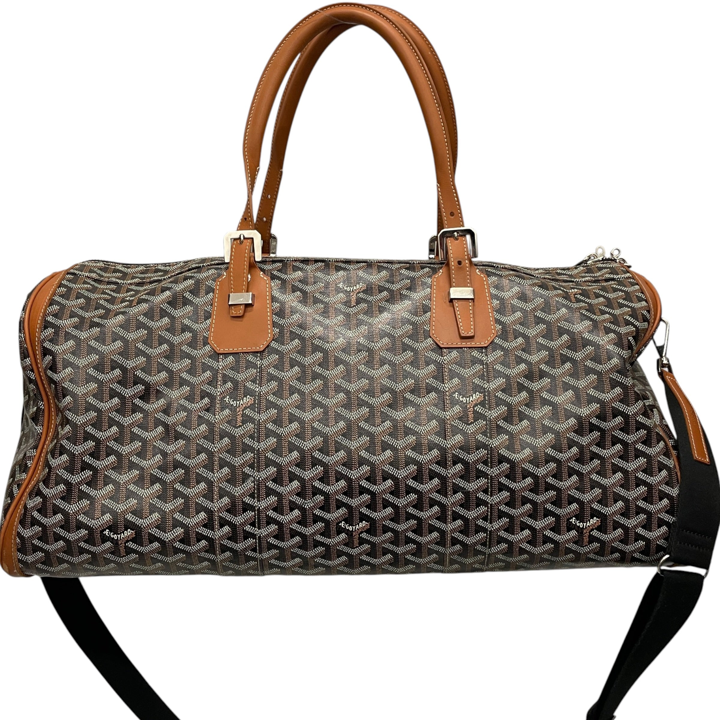 GOYARD/Tote Bag/Monogram/Leather/BRW/Bowling 55 Bag view 2