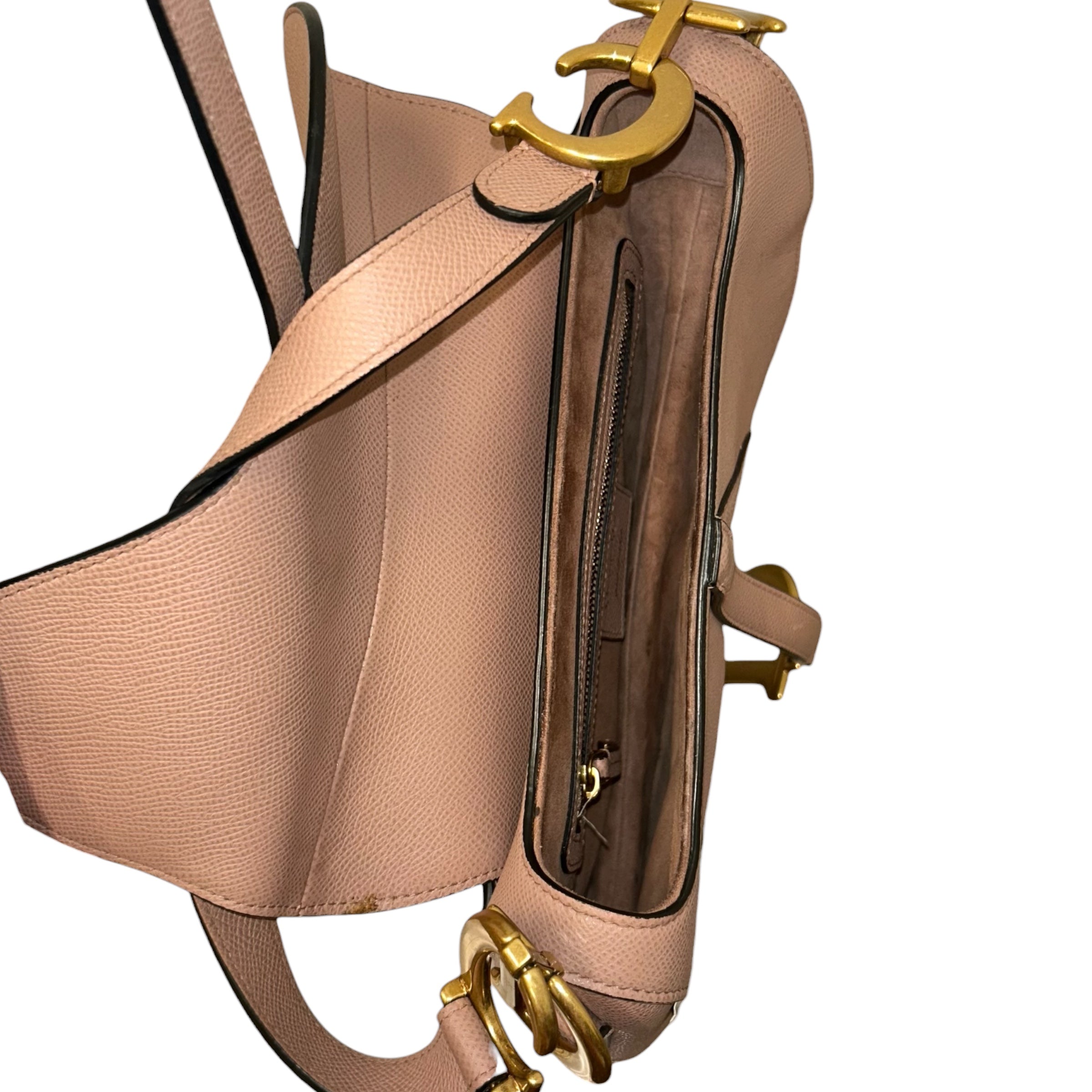Christian Dior/Hand Bag/Leather/PNK/The Saddke Bag |Gold| view 5