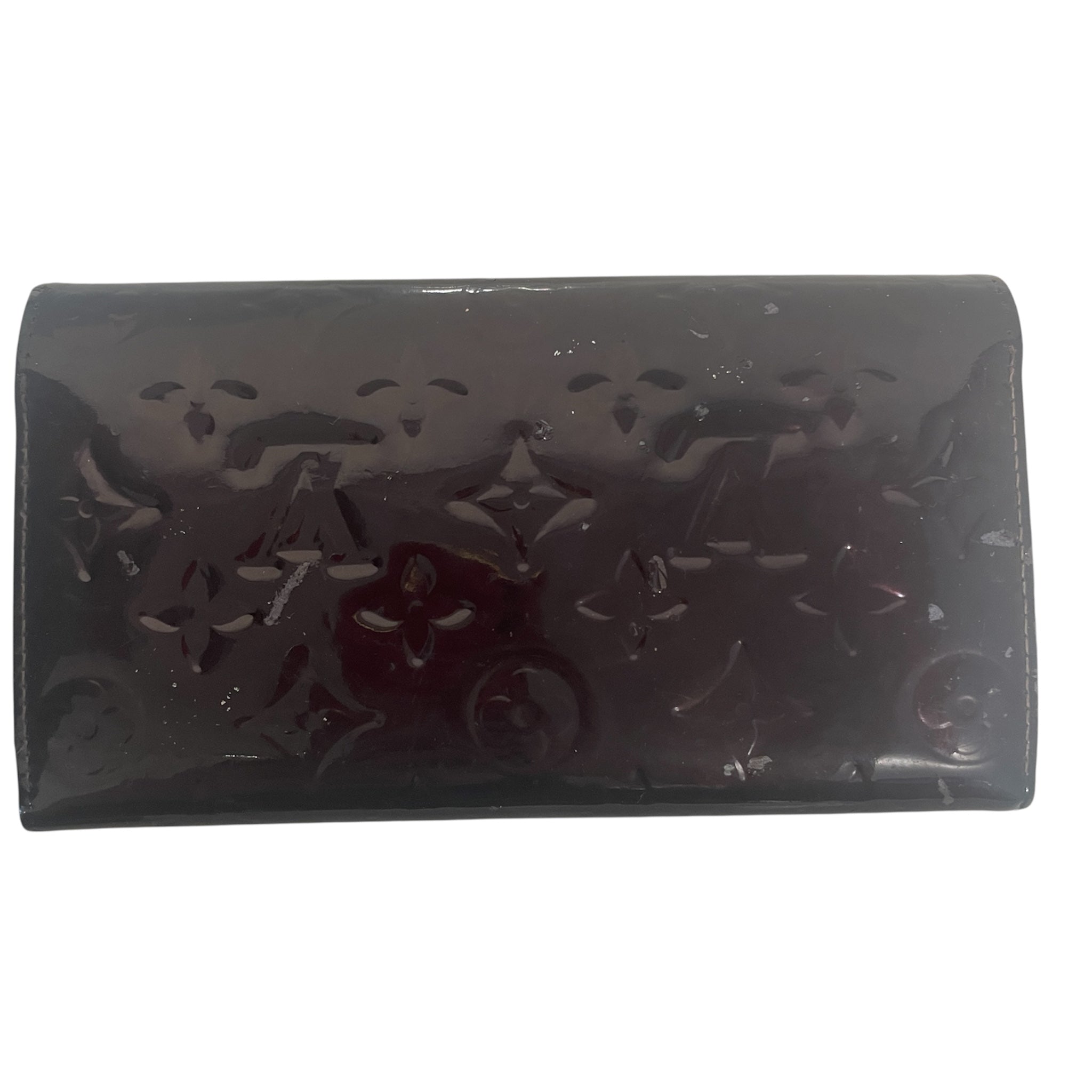 LOUIS VUITTON/Long Wallet/Monogram/Leather/BRW/Vernis Long wallet view 3
