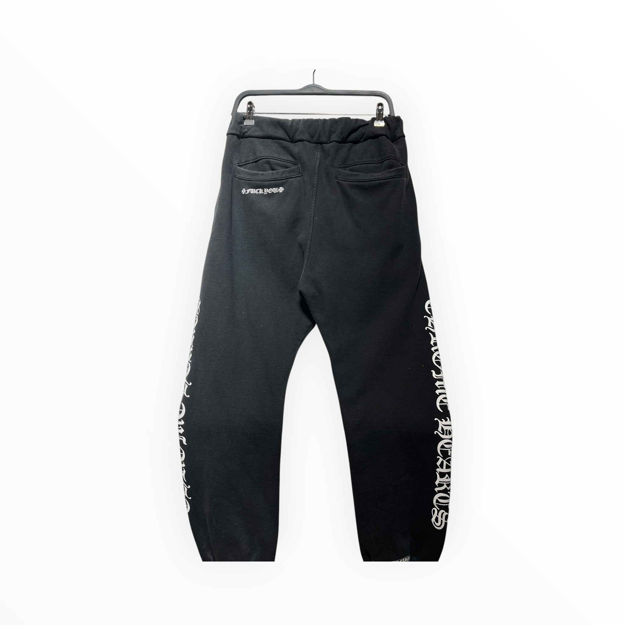 CHROME HEARTS/Pants/M/Cotton/BLK/F*** YOU BACK PRINT view 2