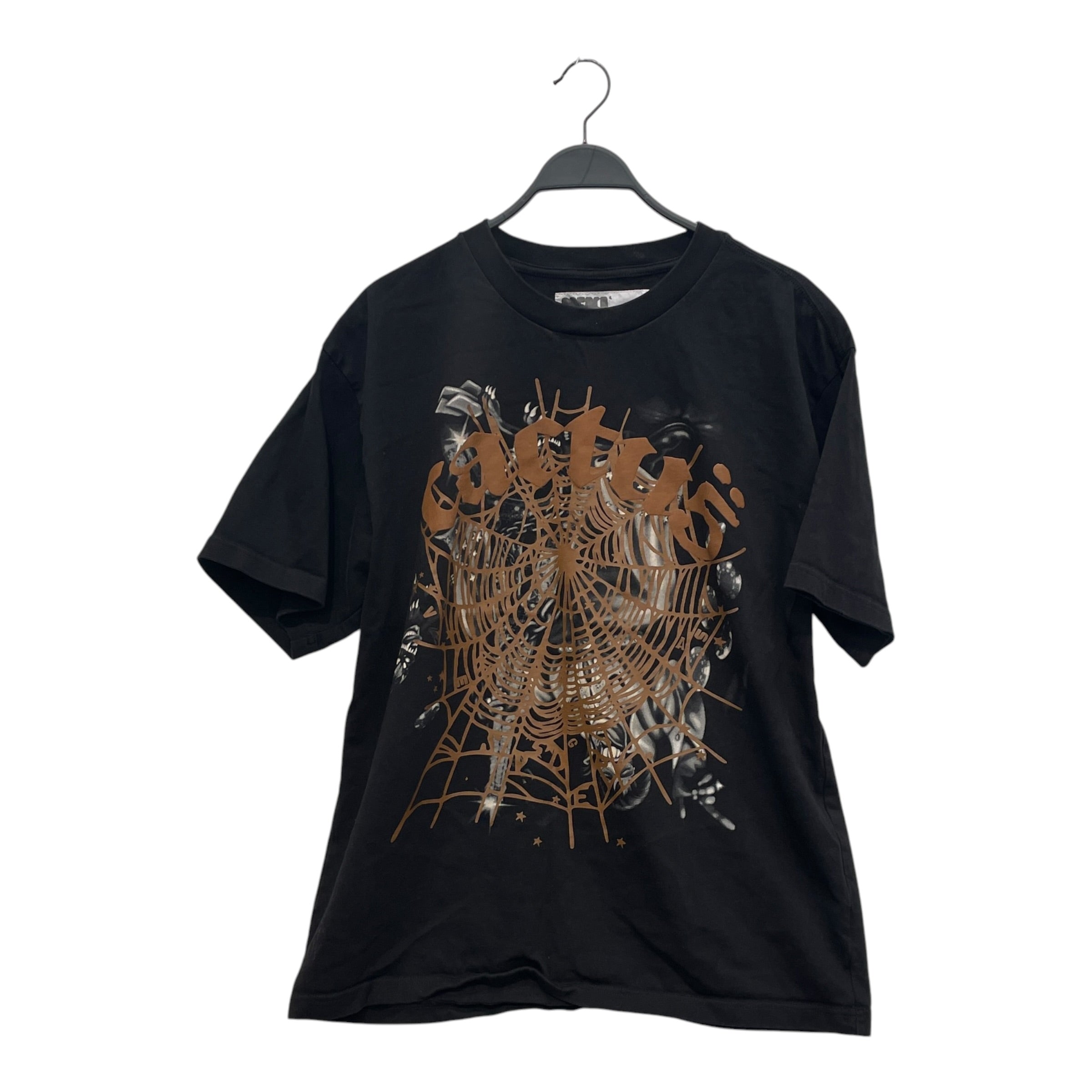 Sp5der/T-Shirt/XL/Cotton/BLK/ view 1