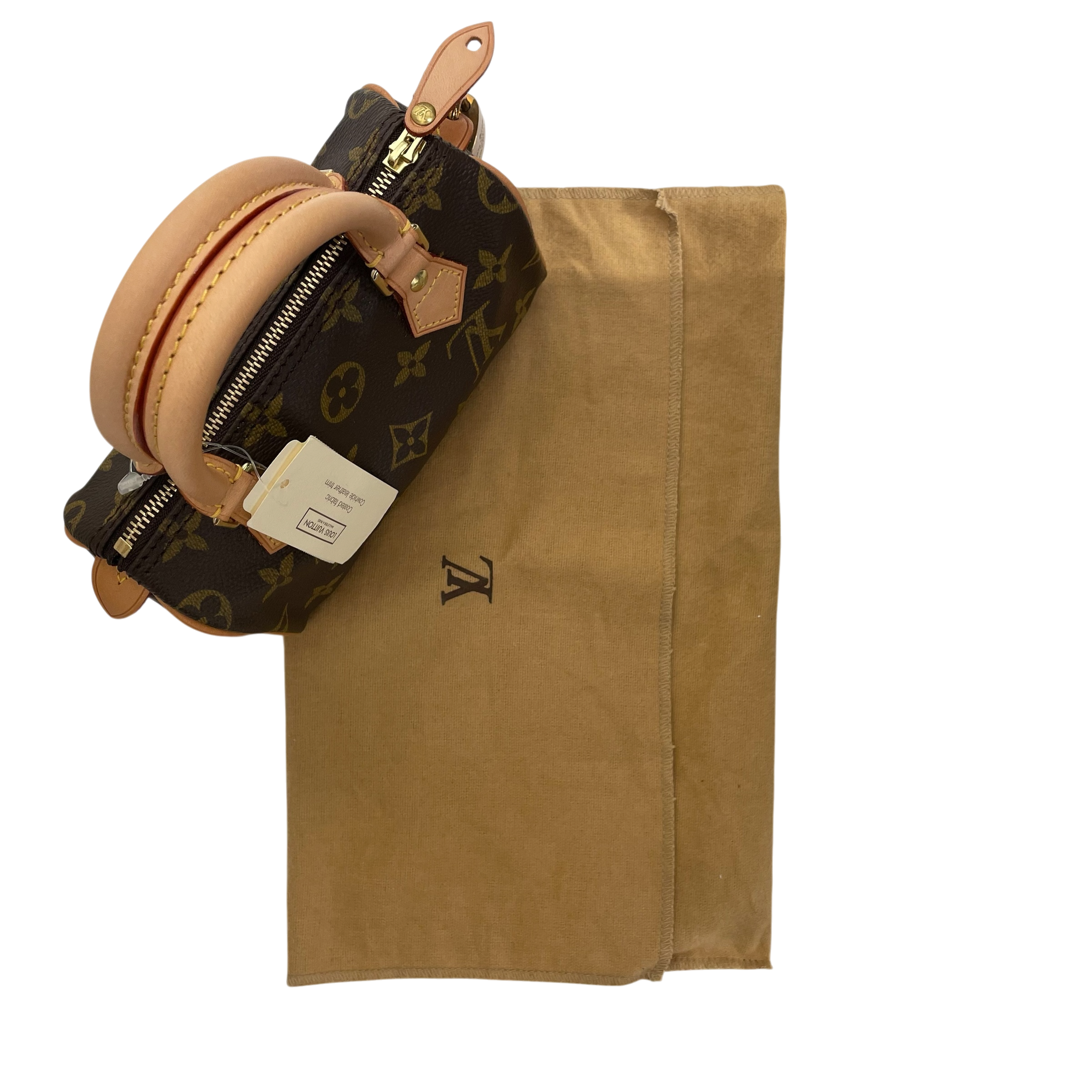 LOUIS VUITTON/Bag/Monogram/Leather/BRW/NANO SPEEDY view 14